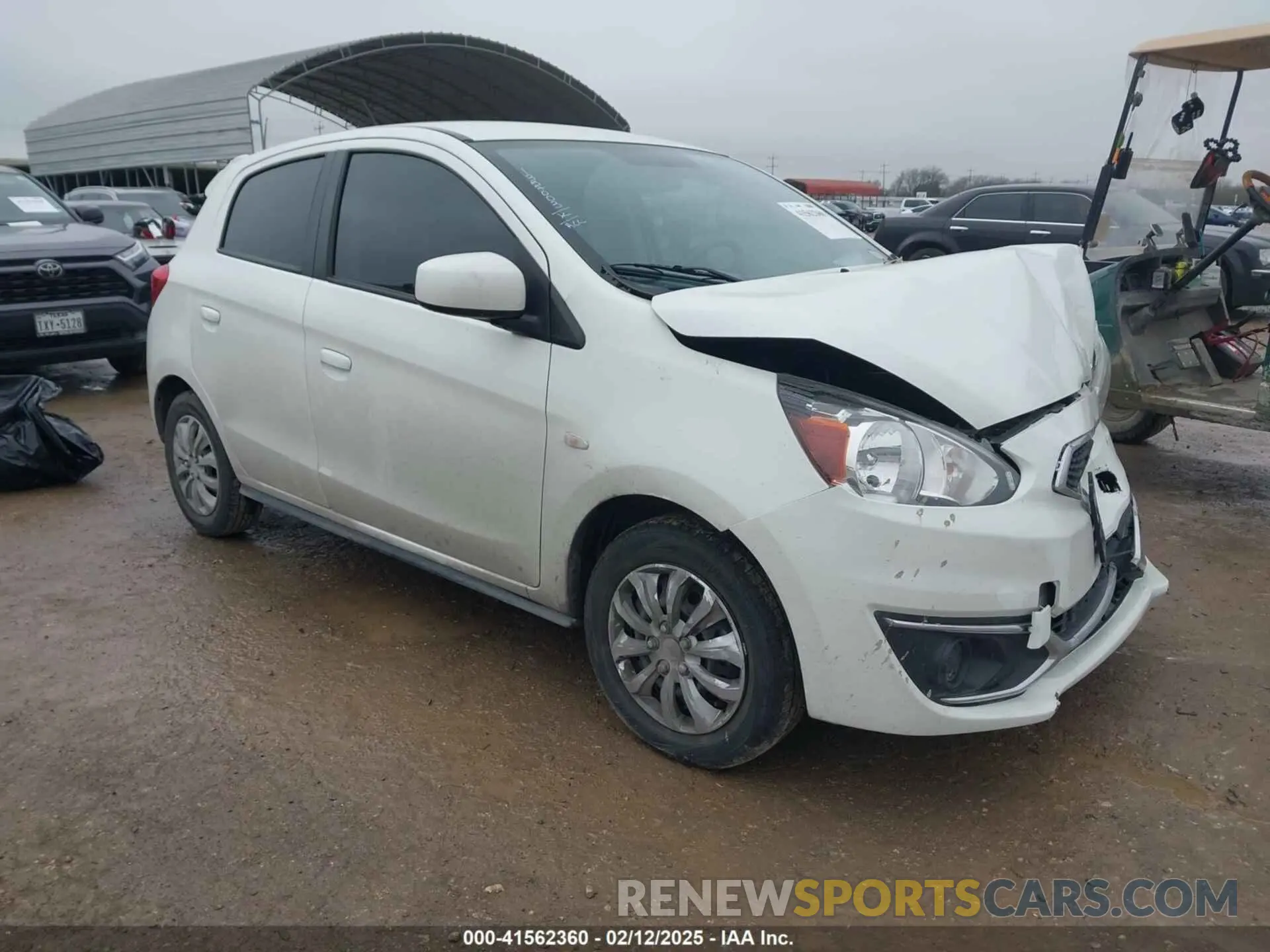 1 Photograph of a damaged car ML32A3HJ7KH005935 MITSUBISHI MIRAGE 2019
