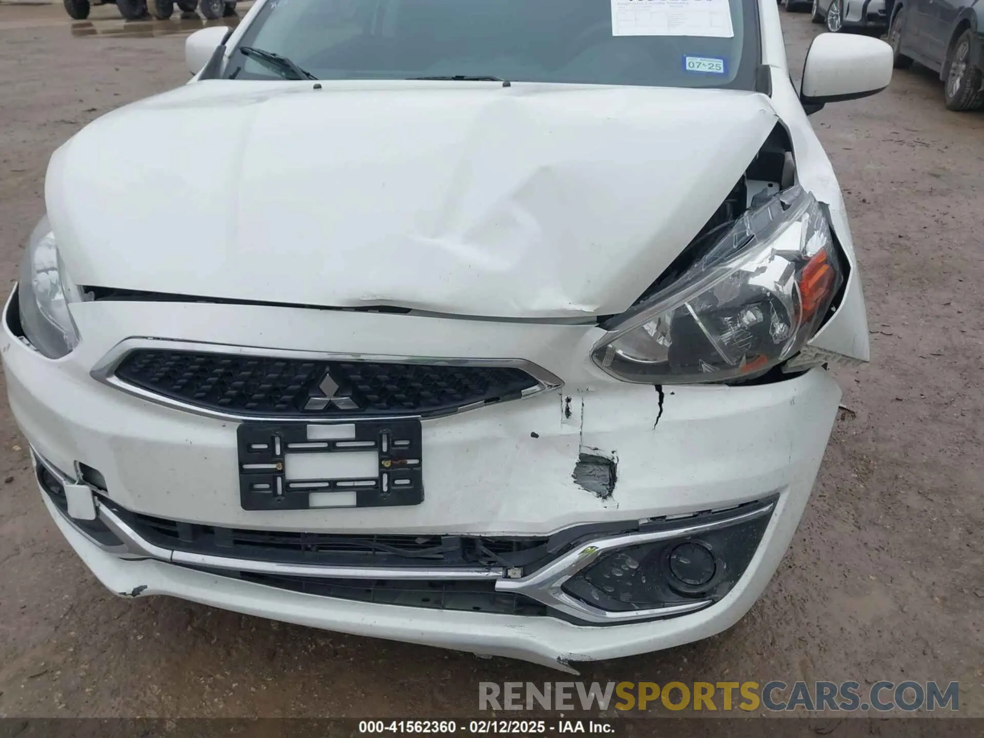6 Photograph of a damaged car ML32A3HJ7KH005935 MITSUBISHI MIRAGE 2019