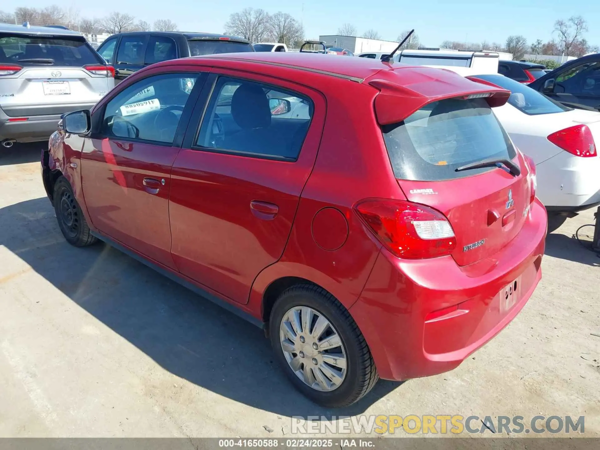 3 Photograph of a damaged car ML32A3HJ7KH011587 MITSUBISHI MIRAGE 2019