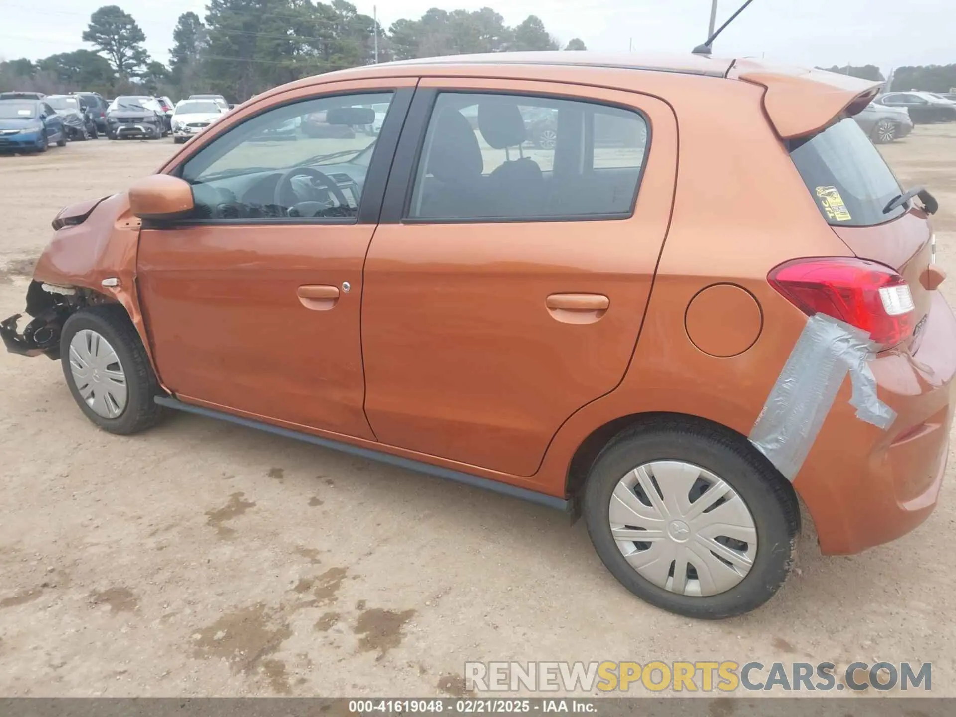 3 Photograph of a damaged car ML32A3HJ8KH000856 MITSUBISHI MIRAGE 2019