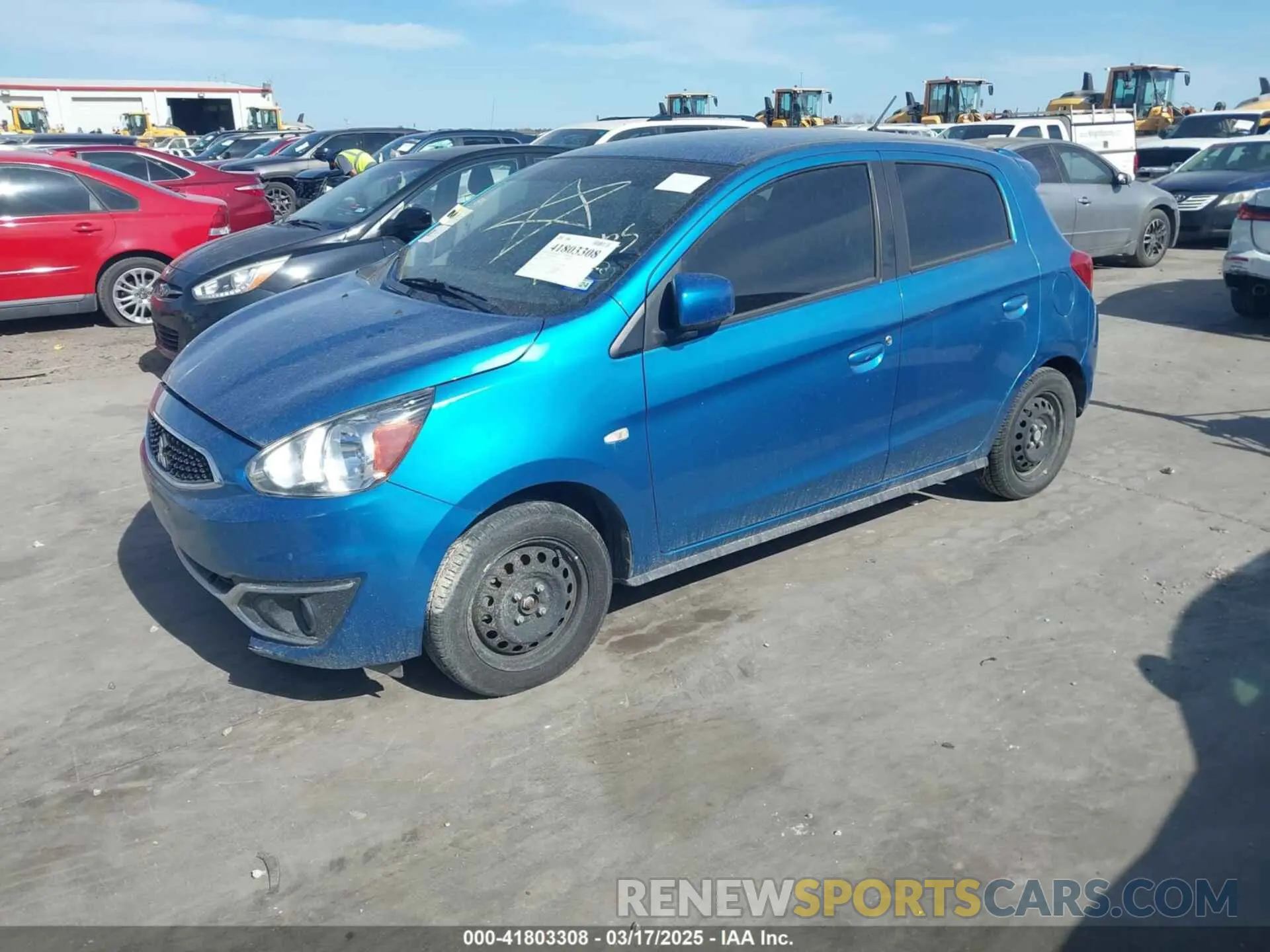 2 Photograph of a damaged car ML32A3HJ8KH007208 MITSUBISHI MIRAGE 2019