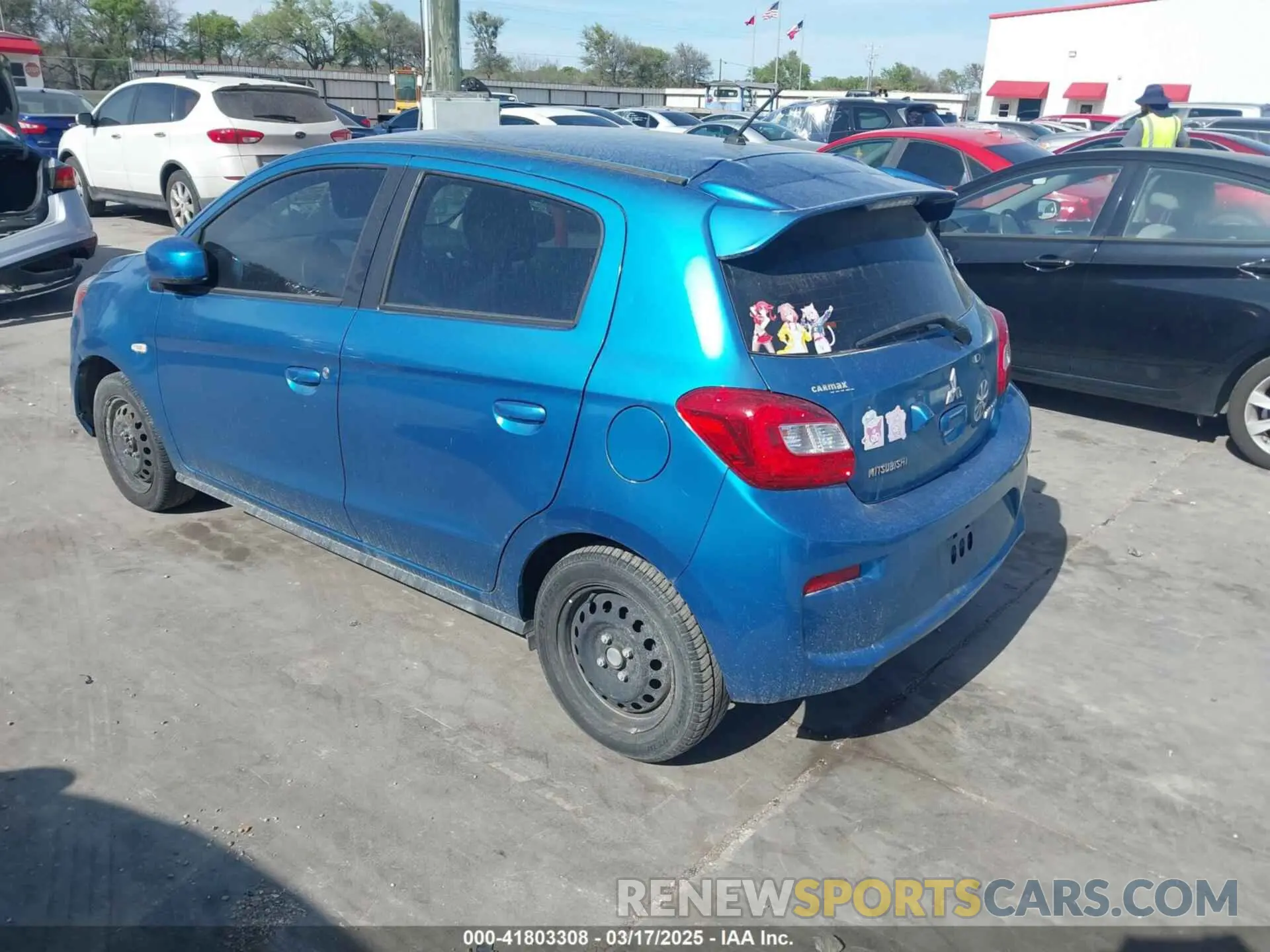 3 Photograph of a damaged car ML32A3HJ8KH007208 MITSUBISHI MIRAGE 2019