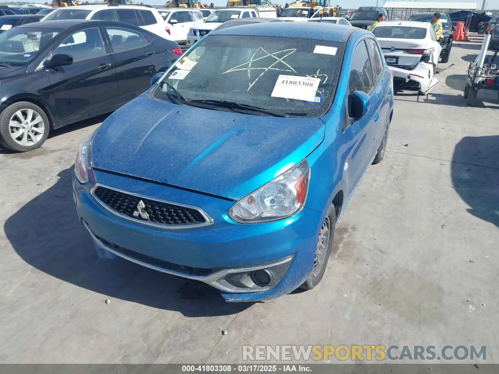 6 Photograph of a damaged car ML32A3HJ8KH007208 MITSUBISHI MIRAGE 2019
