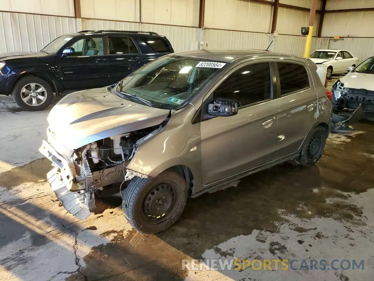 1 Photograph of a damaged car ML32A3HJ8KH009346 MITSUBISHI MIRAGE 2019