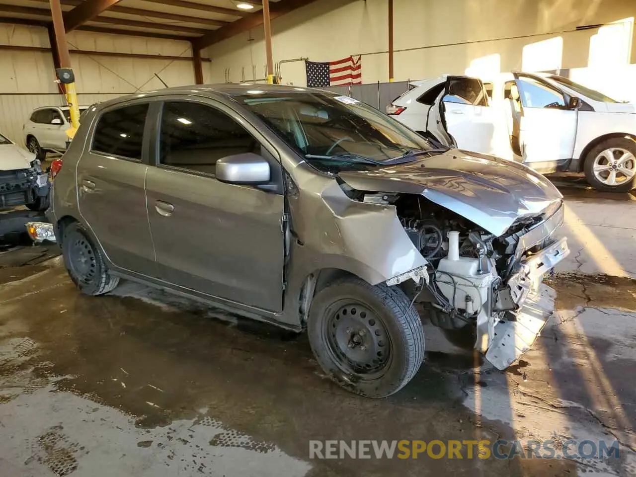 4 Photograph of a damaged car ML32A3HJ8KH009346 MITSUBISHI MIRAGE 2019