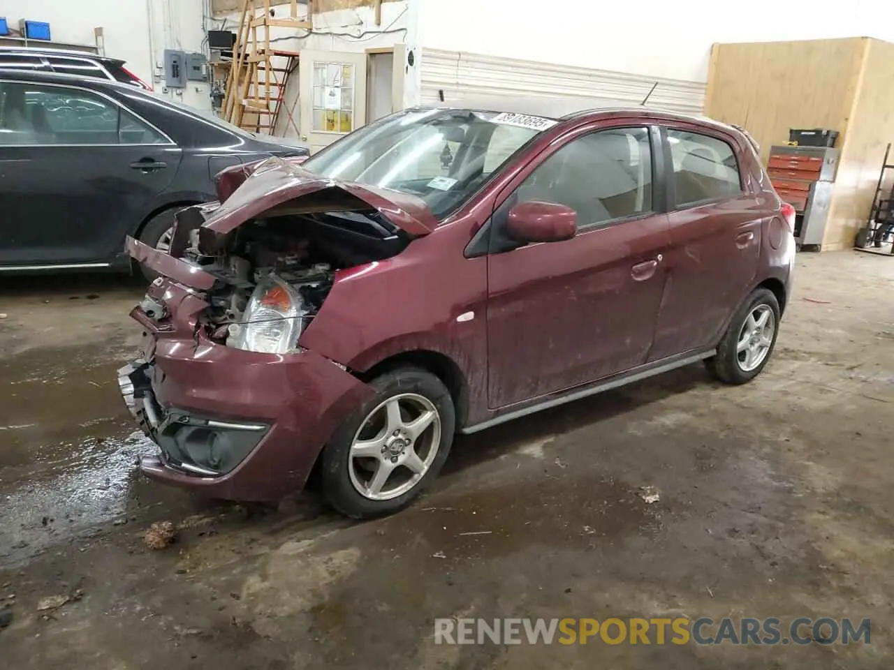 1 Photograph of a damaged car ML32A3HJ8KH010478 MITSUBISHI MIRAGE 2019