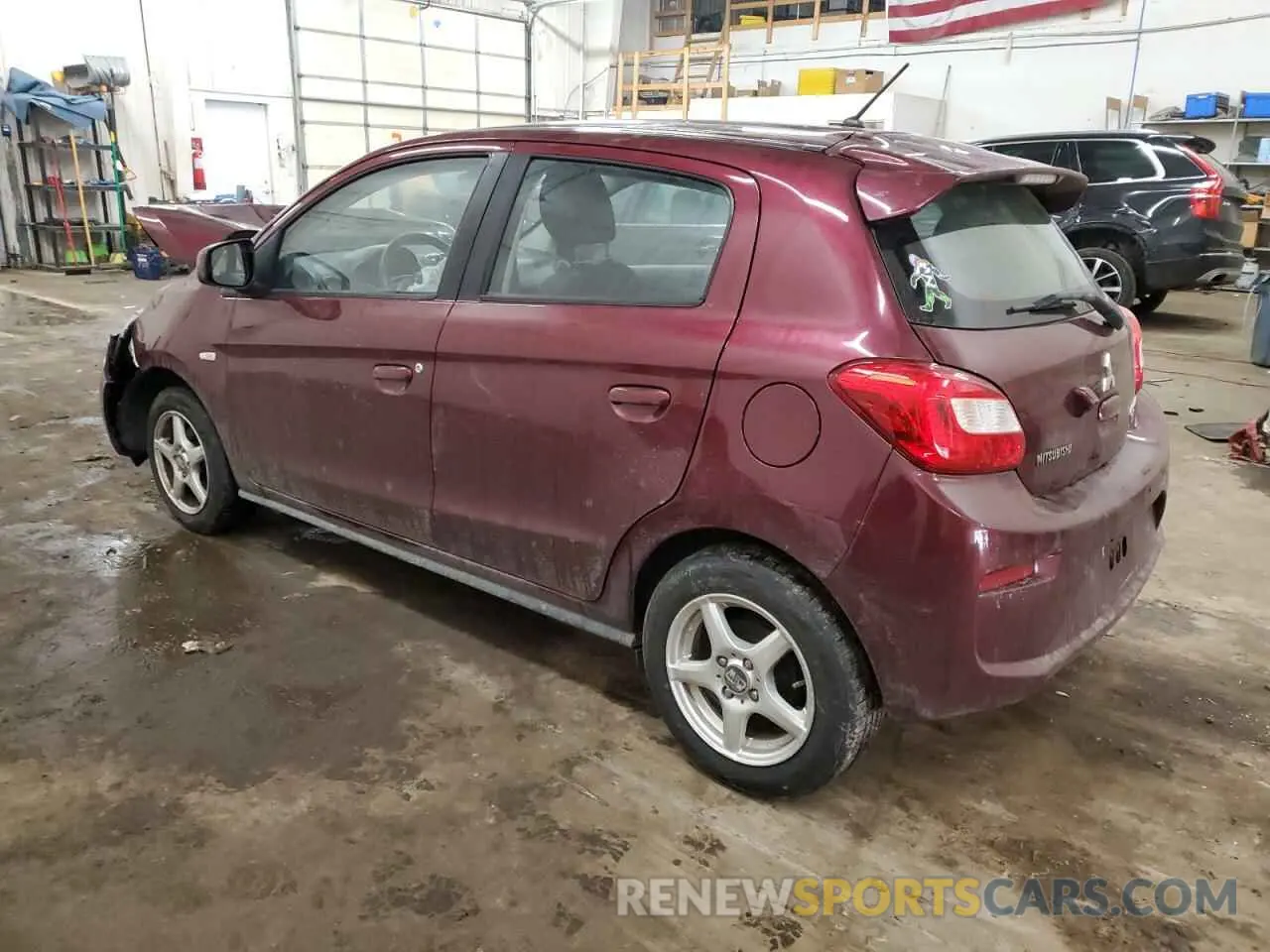2 Photograph of a damaged car ML32A3HJ8KH010478 MITSUBISHI MIRAGE 2019