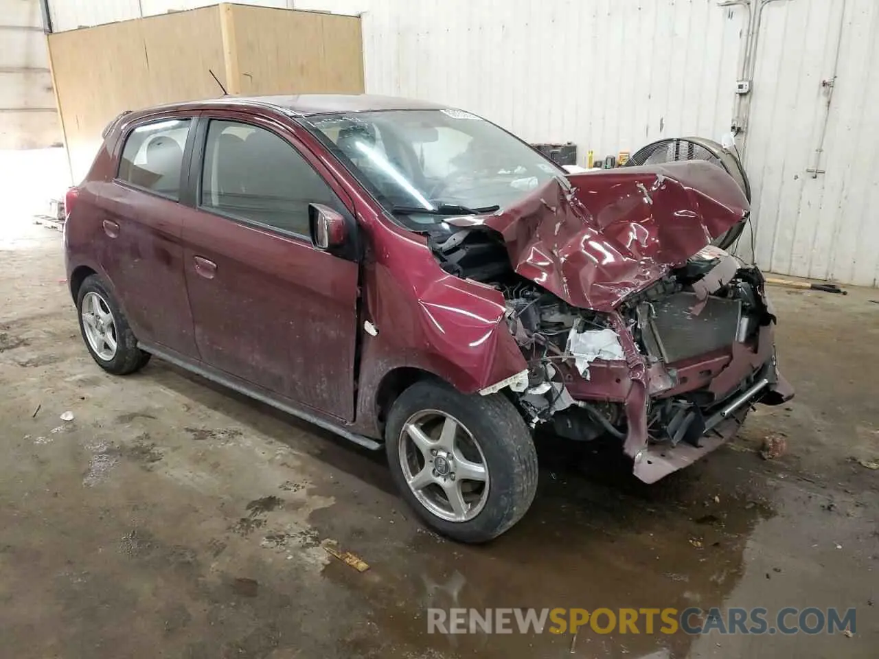 4 Photograph of a damaged car ML32A3HJ8KH010478 MITSUBISHI MIRAGE 2019