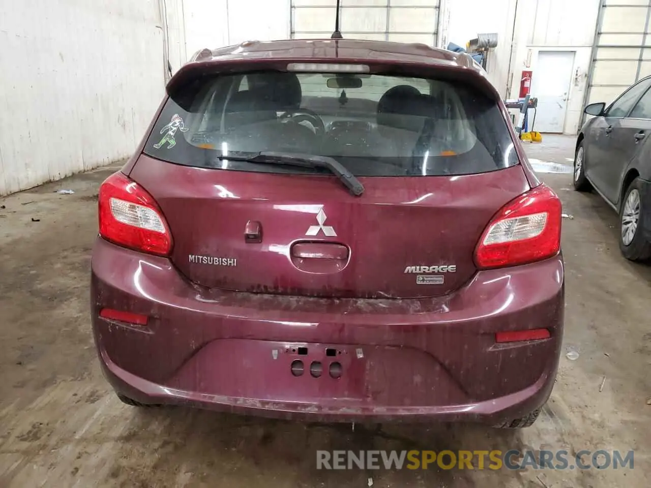 6 Photograph of a damaged car ML32A3HJ8KH010478 MITSUBISHI MIRAGE 2019