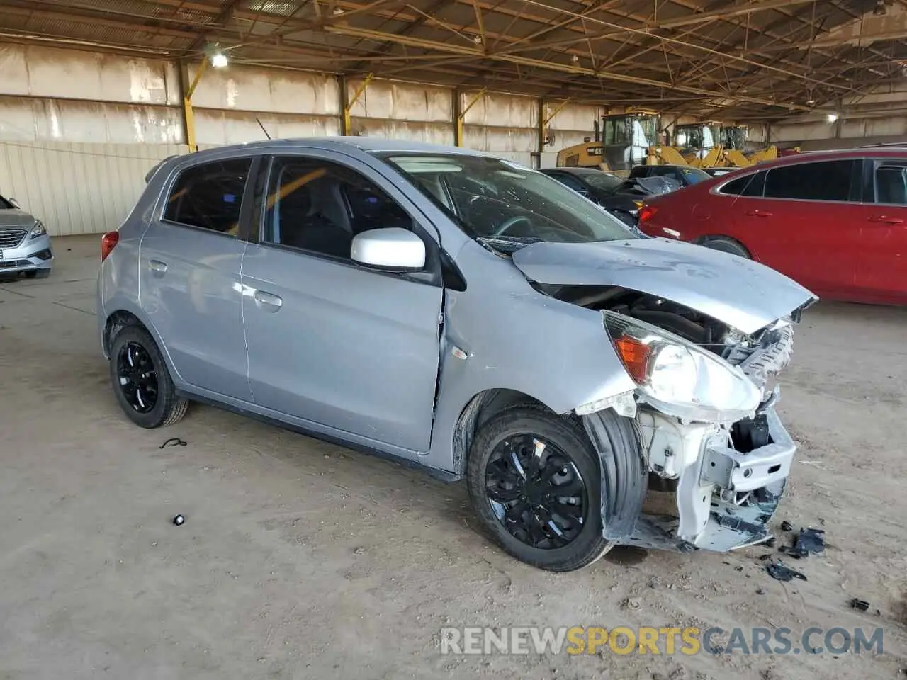 4 Photograph of a damaged car ML32A3HJ9KH010277 MITSUBISHI MIRAGE 2019