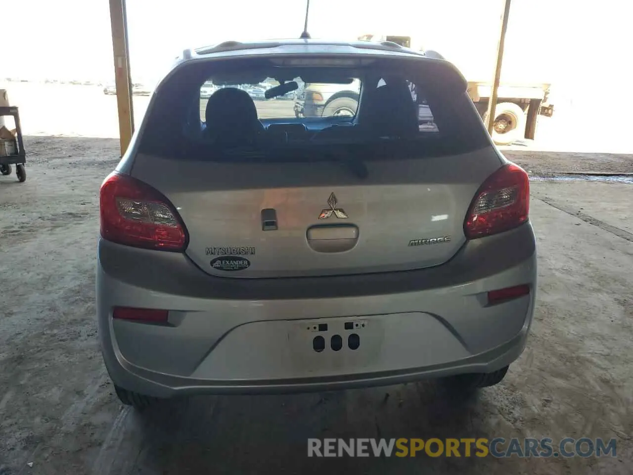 6 Photograph of a damaged car ML32A3HJ9KH010277 MITSUBISHI MIRAGE 2019