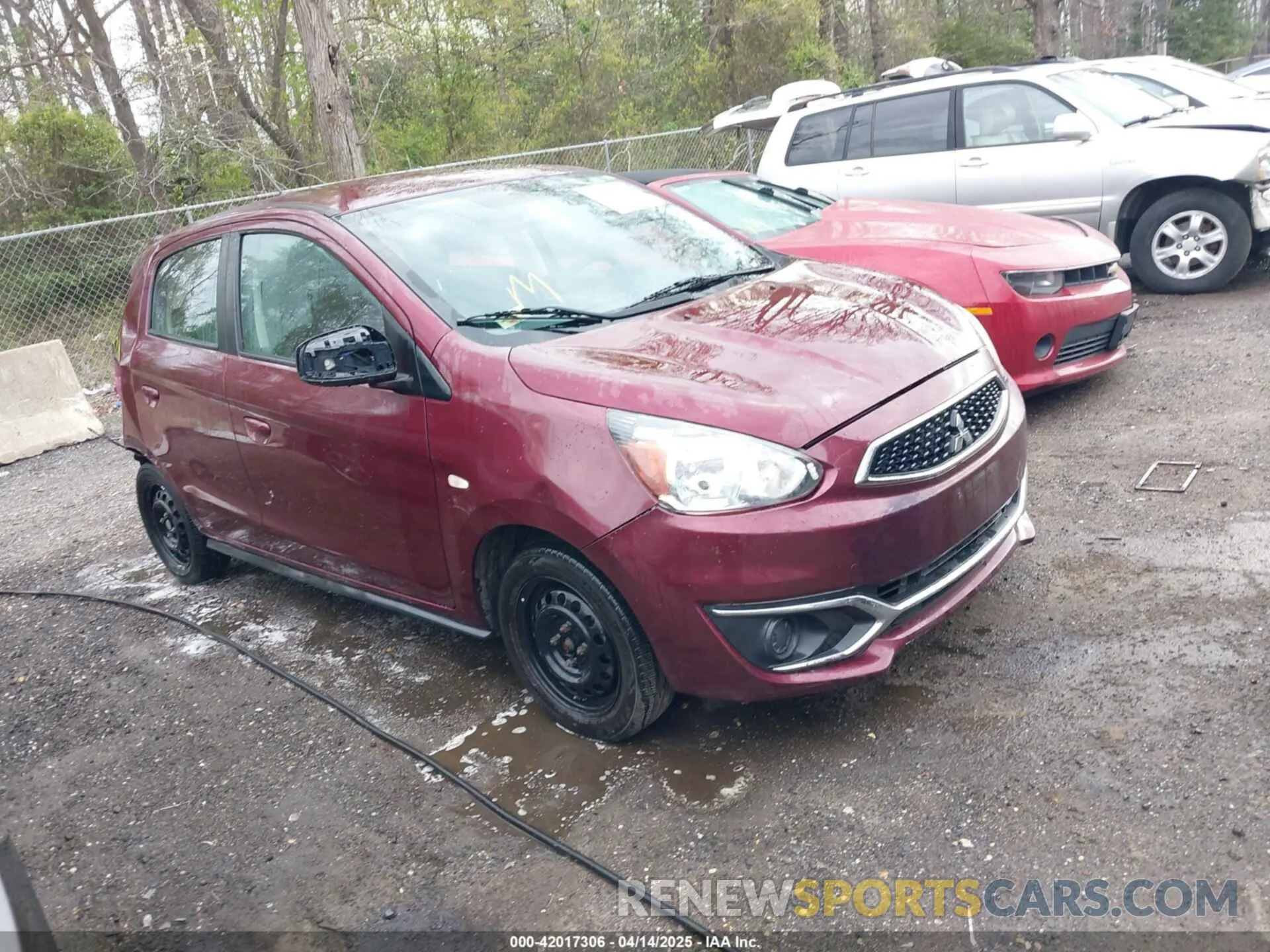 1 Photograph of a damaged car ML32A3HJ9KH013289 MITSUBISHI MIRAGE 2019