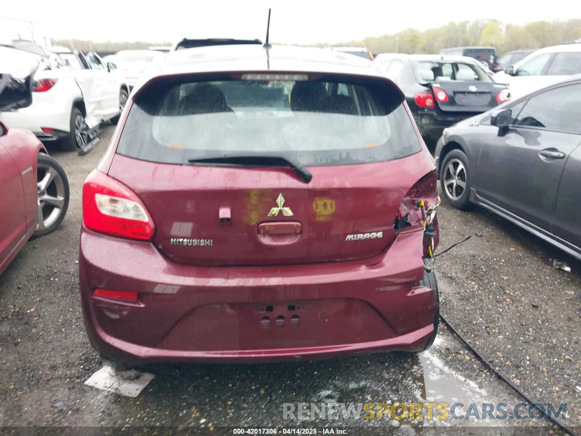 16 Photograph of a damaged car ML32A3HJ9KH013289 MITSUBISHI MIRAGE 2019