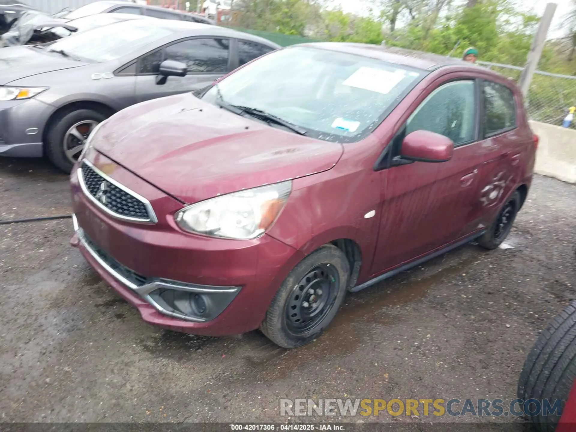 2 Photograph of a damaged car ML32A3HJ9KH013289 MITSUBISHI MIRAGE 2019