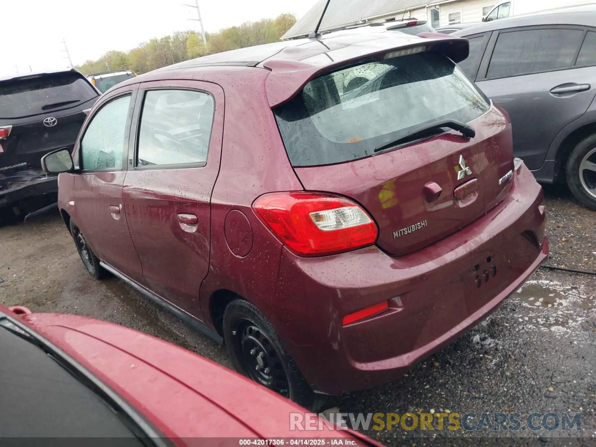 3 Photograph of a damaged car ML32A3HJ9KH013289 MITSUBISHI MIRAGE 2019