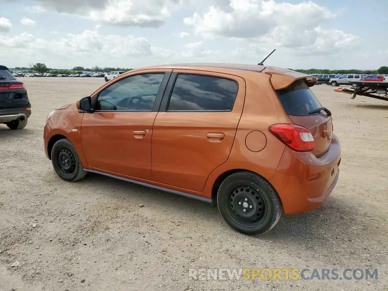 2 Photograph of a damaged car ML32A3HJ9KH014555 MITSUBISHI MIRAGE 2019