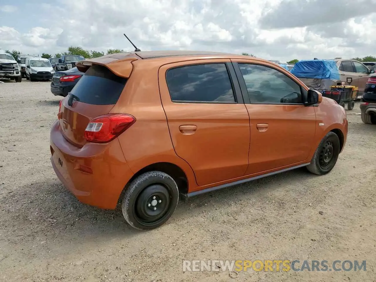 3 Photograph of a damaged car ML32A3HJ9KH014555 MITSUBISHI MIRAGE 2019