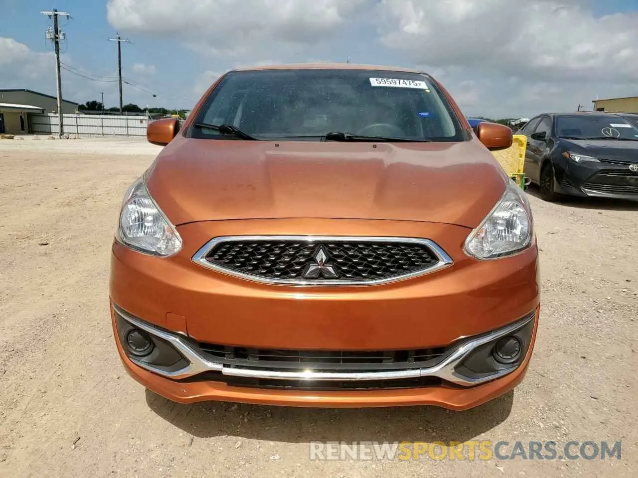 5 Photograph of a damaged car ML32A3HJ9KH014555 MITSUBISHI MIRAGE 2019