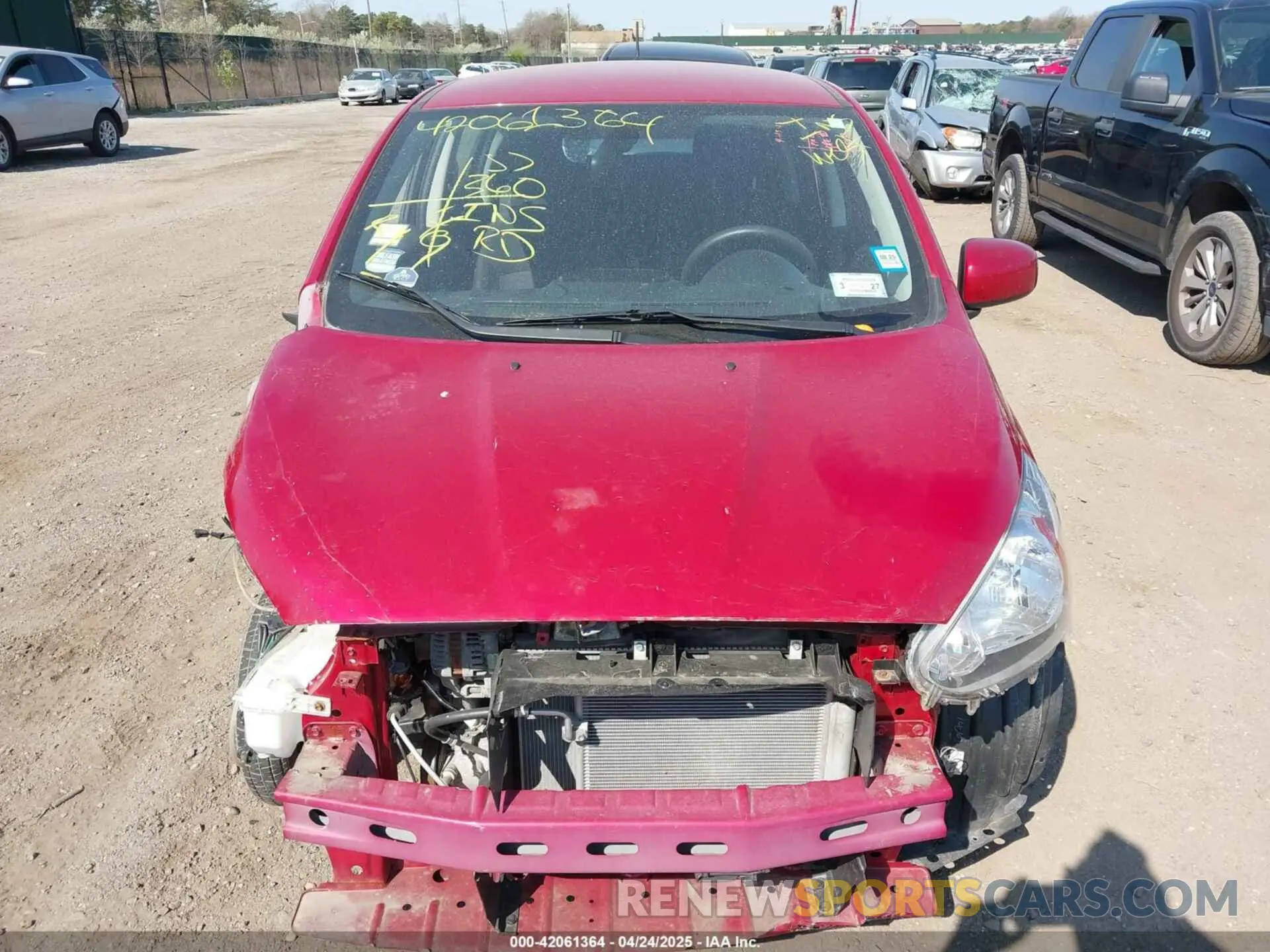 12 Photograph of a damaged car ML32A3HJ9KH015821 MITSUBISHI MIRAGE 2019