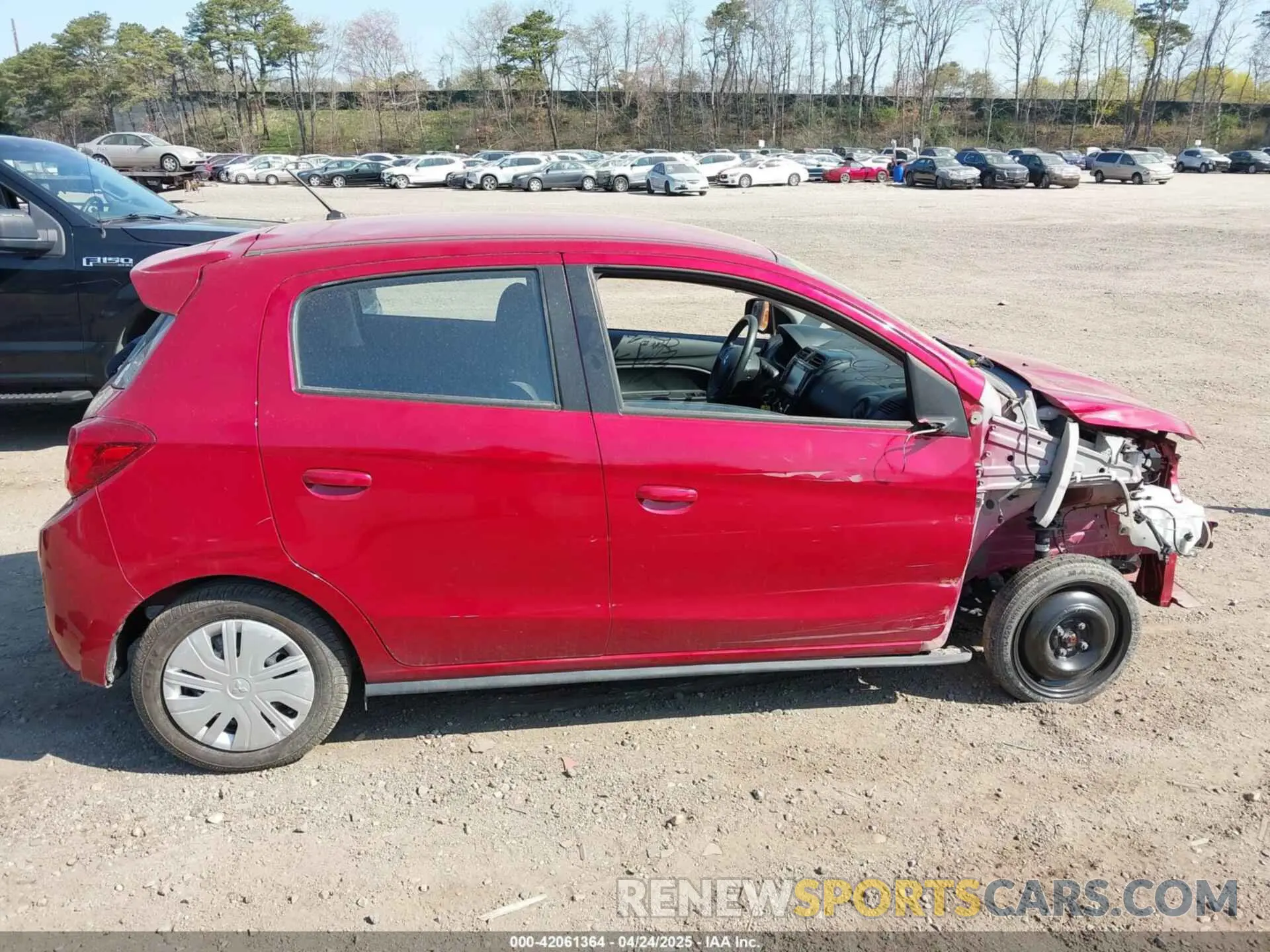 13 Photograph of a damaged car ML32A3HJ9KH015821 MITSUBISHI MIRAGE 2019
