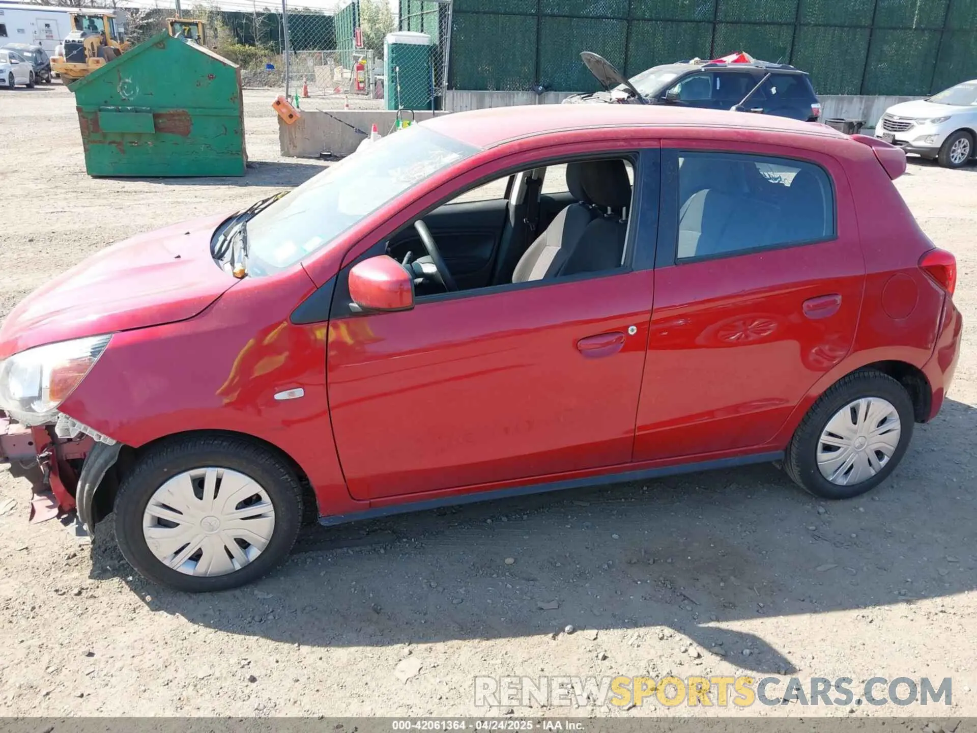 14 Photograph of a damaged car ML32A3HJ9KH015821 MITSUBISHI MIRAGE 2019