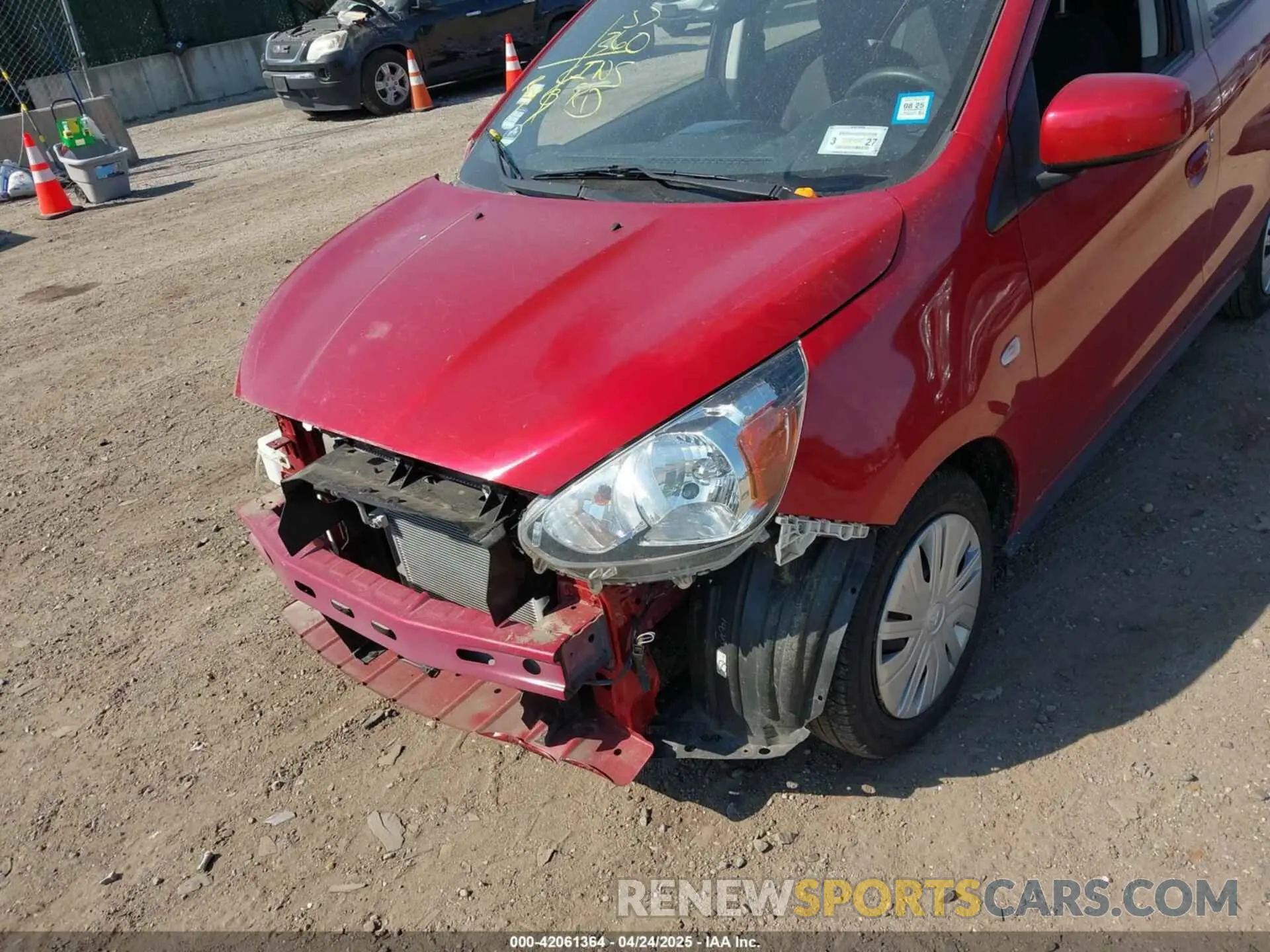 6 Photograph of a damaged car ML32A3HJ9KH015821 MITSUBISHI MIRAGE 2019