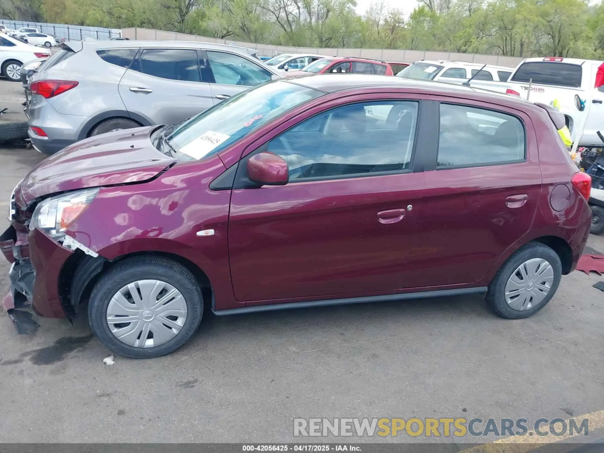 14 Photograph of a damaged car ML32A3HJXKH010272 MITSUBISHI MIRAGE 2019
