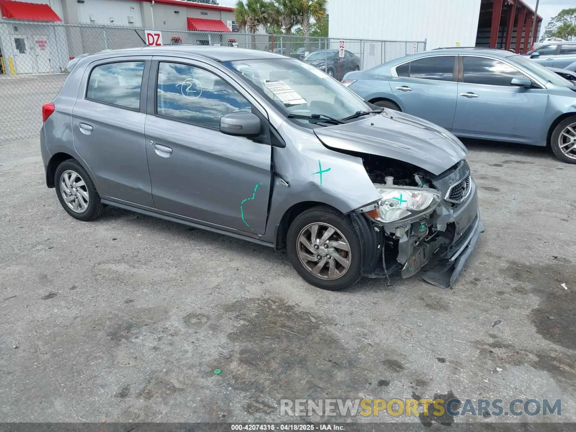 1 Photograph of a damaged car ML32A4HJ7KH010347 MITSUBISHI MIRAGE 2019