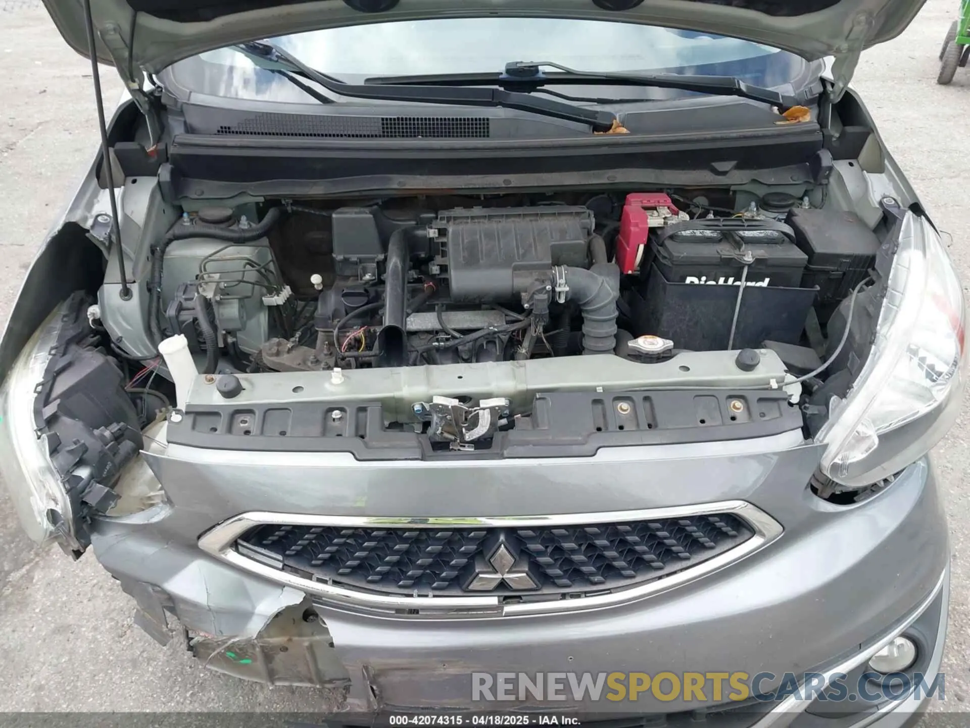 10 Photograph of a damaged car ML32A4HJ7KH010347 MITSUBISHI MIRAGE 2019