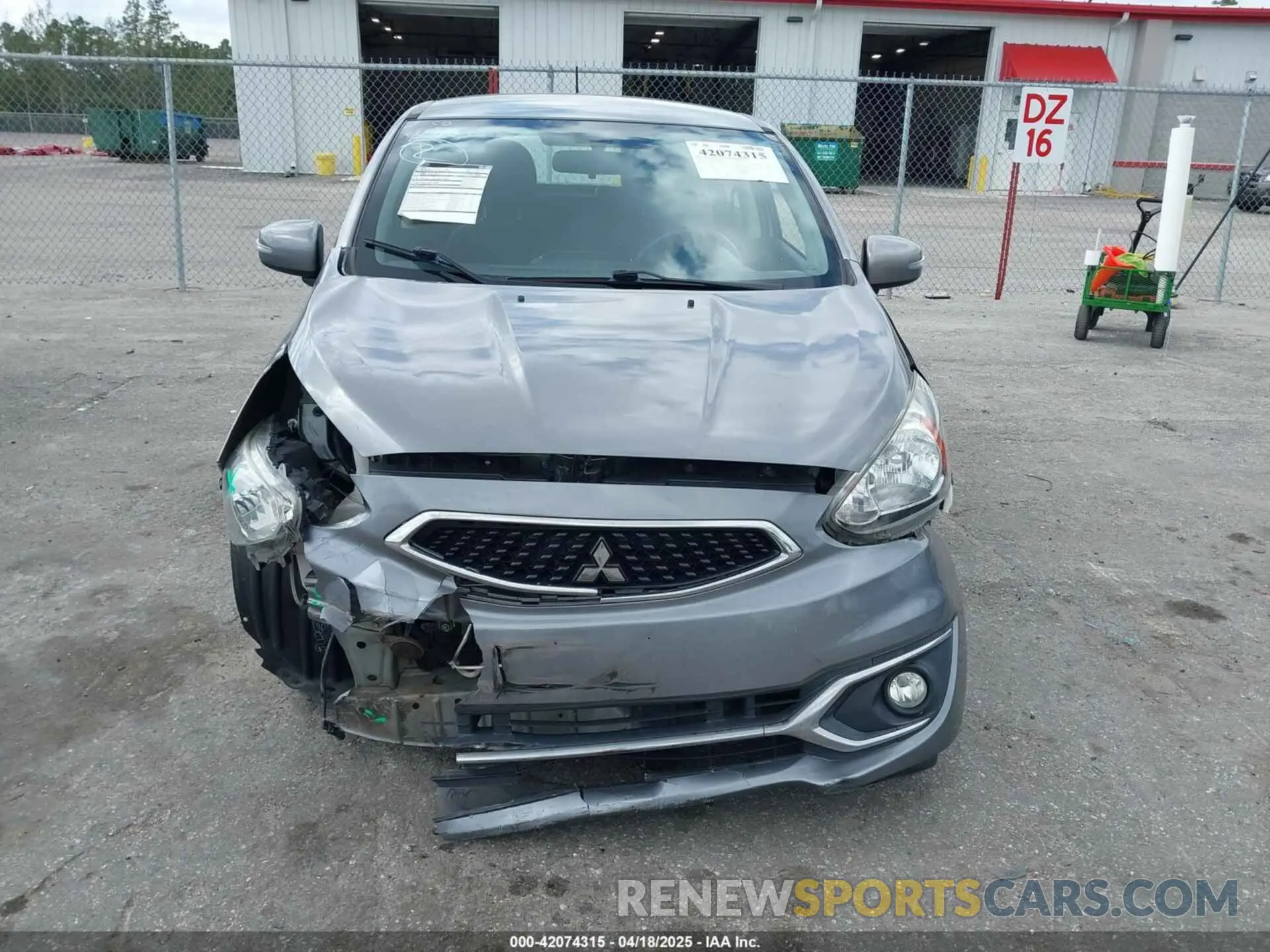 6 Photograph of a damaged car ML32A4HJ7KH010347 MITSUBISHI MIRAGE 2019