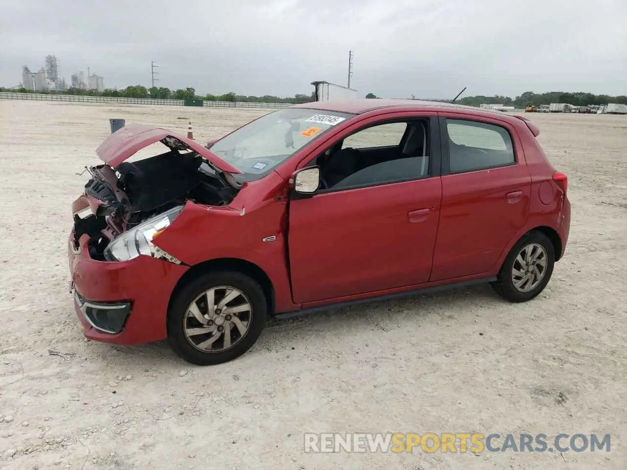 1 Photograph of a damaged car ML32A4HJXKH009936 MITSUBISHI MIRAGE 2019