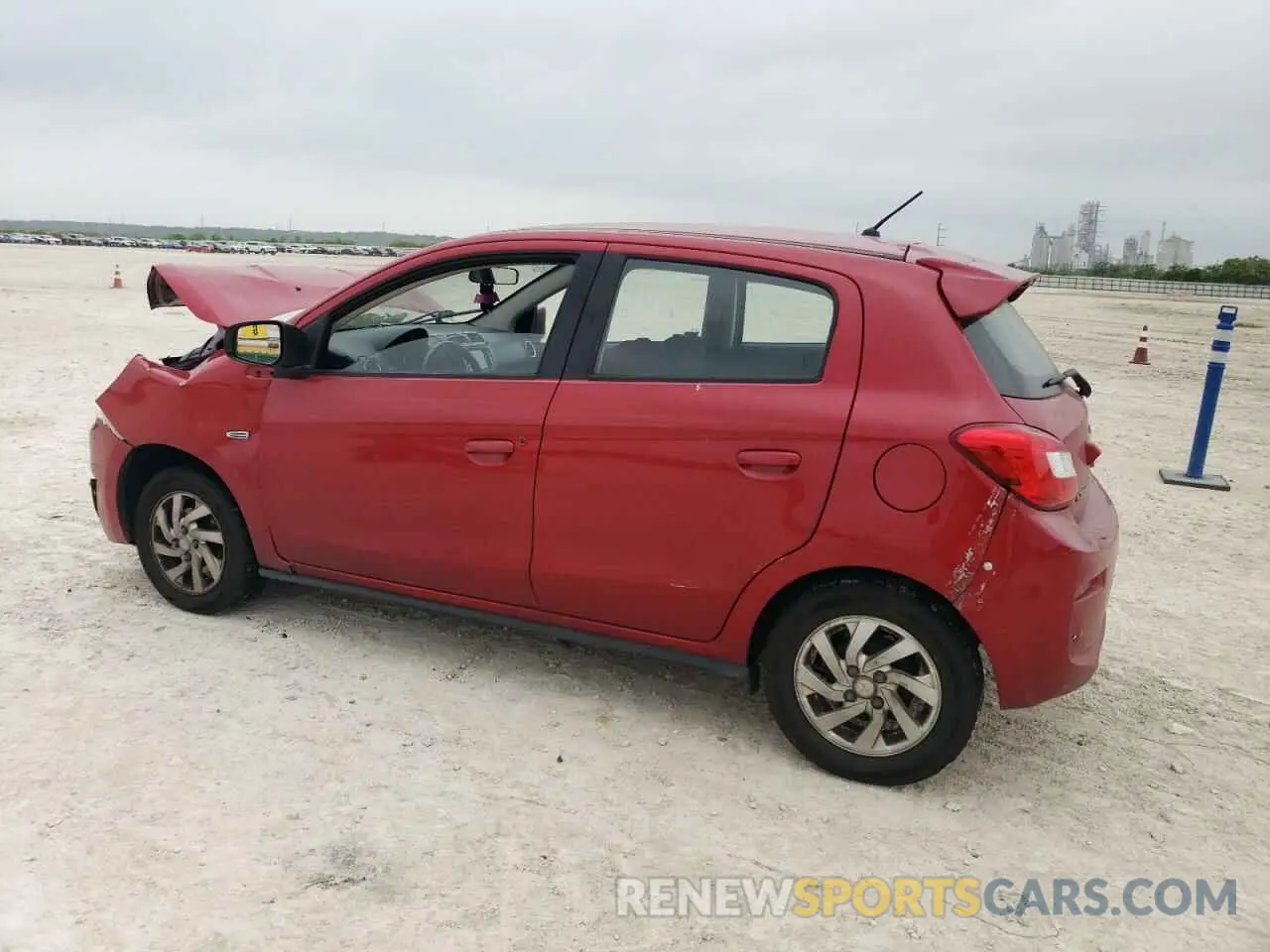 2 Photograph of a damaged car ML32A4HJXKH009936 MITSUBISHI MIRAGE 2019