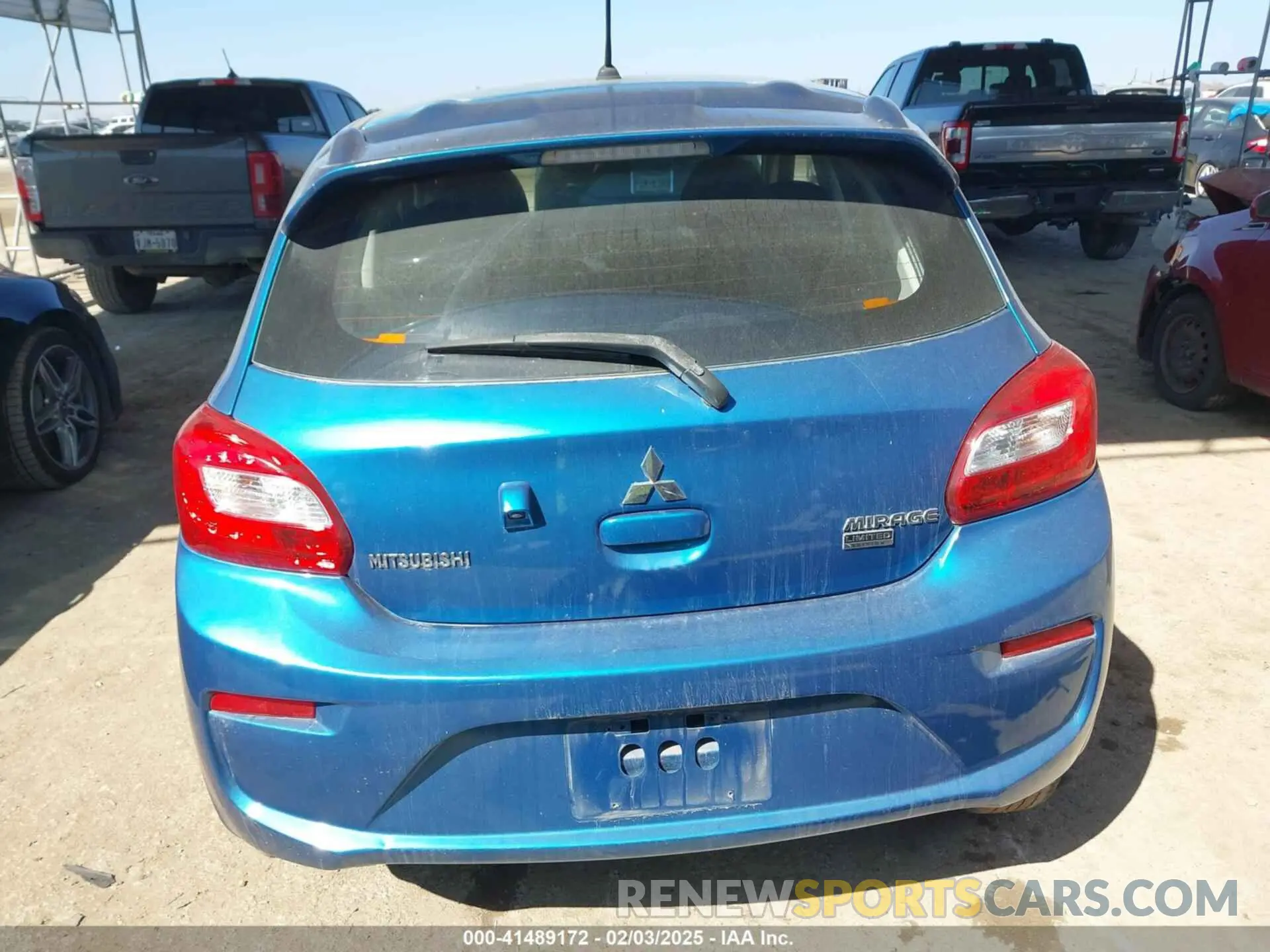 17 Photograph of a damaged car ML32A5HJ1KH004484 MITSUBISHI MIRAGE 2019