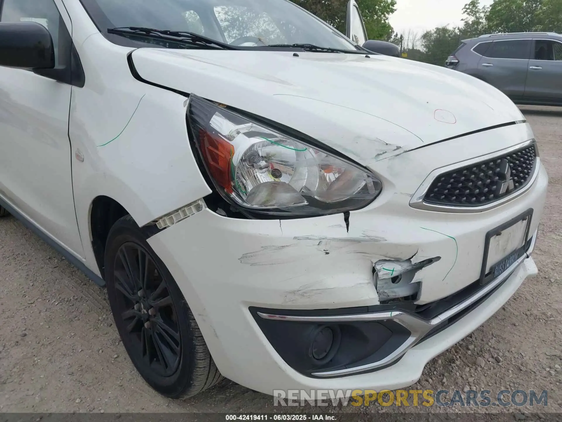 6 Photograph of a damaged car ML32A5HJ1KH013363 MITSUBISHI MIRAGE 2019