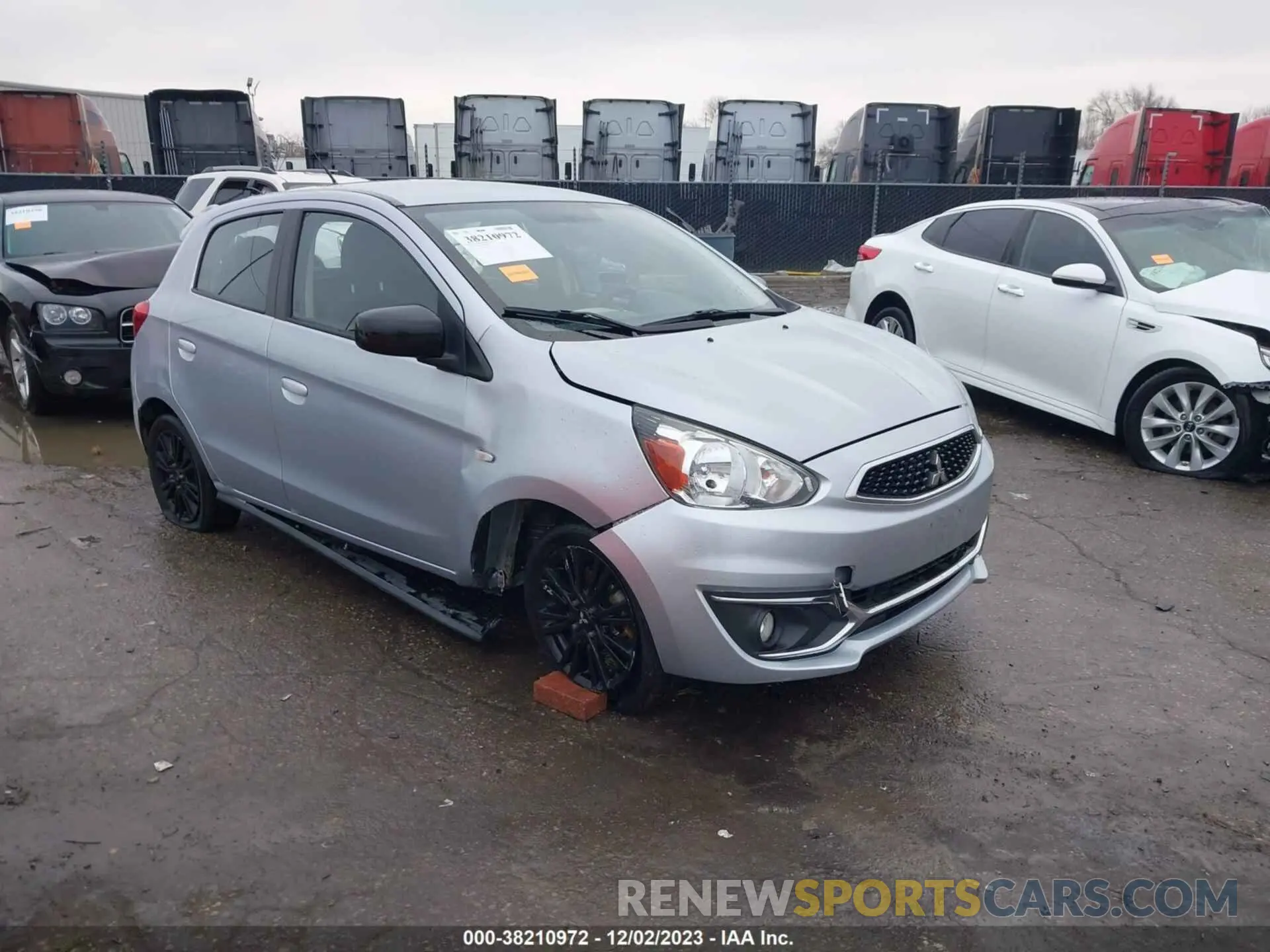 1 Photograph of a damaged car ML32A5HJ5KH002186 MITSUBISHI MIRAGE 2019