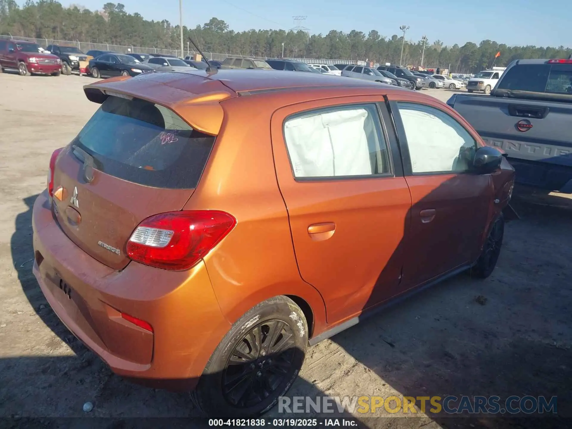 13 Photograph of a damaged car ML32A5HJ6KH004920 MITSUBISHI MIRAGE 2019