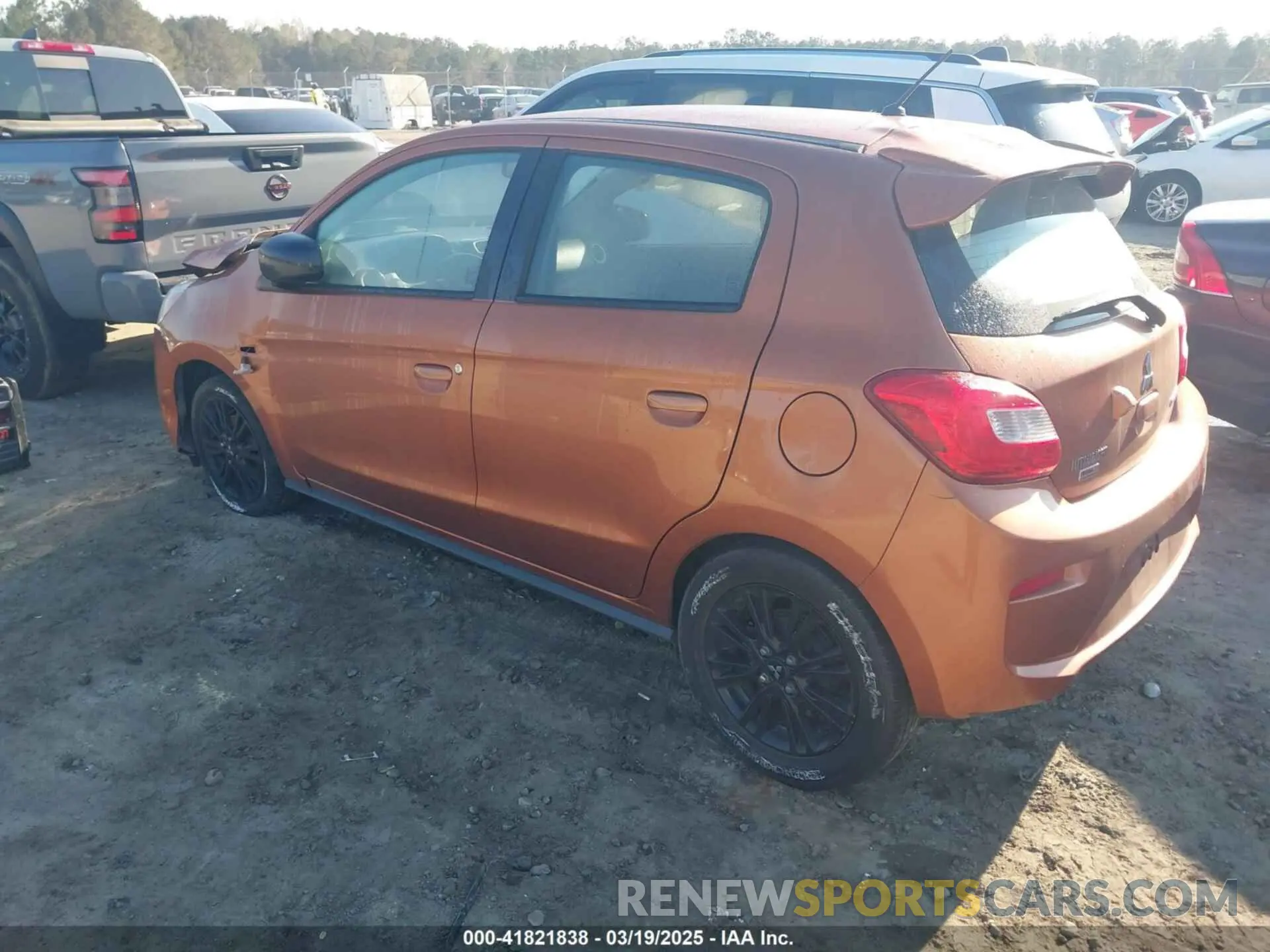 3 Photograph of a damaged car ML32A5HJ6KH004920 MITSUBISHI MIRAGE 2019