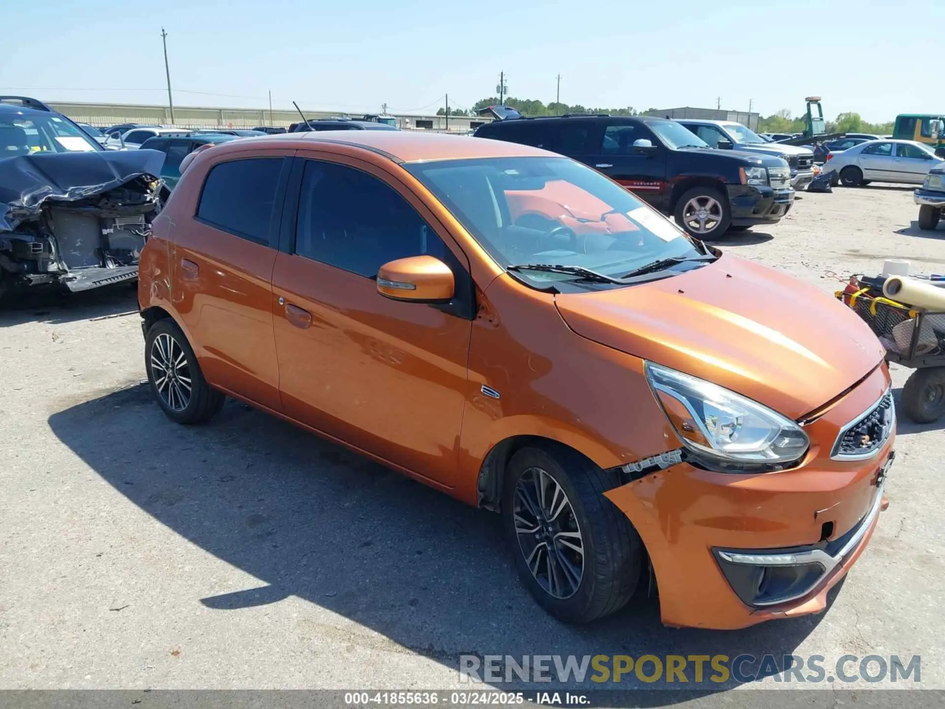 1 Photograph of a damaged car ML32A5HJ8KH003090 MITSUBISHI MIRAGE 2019