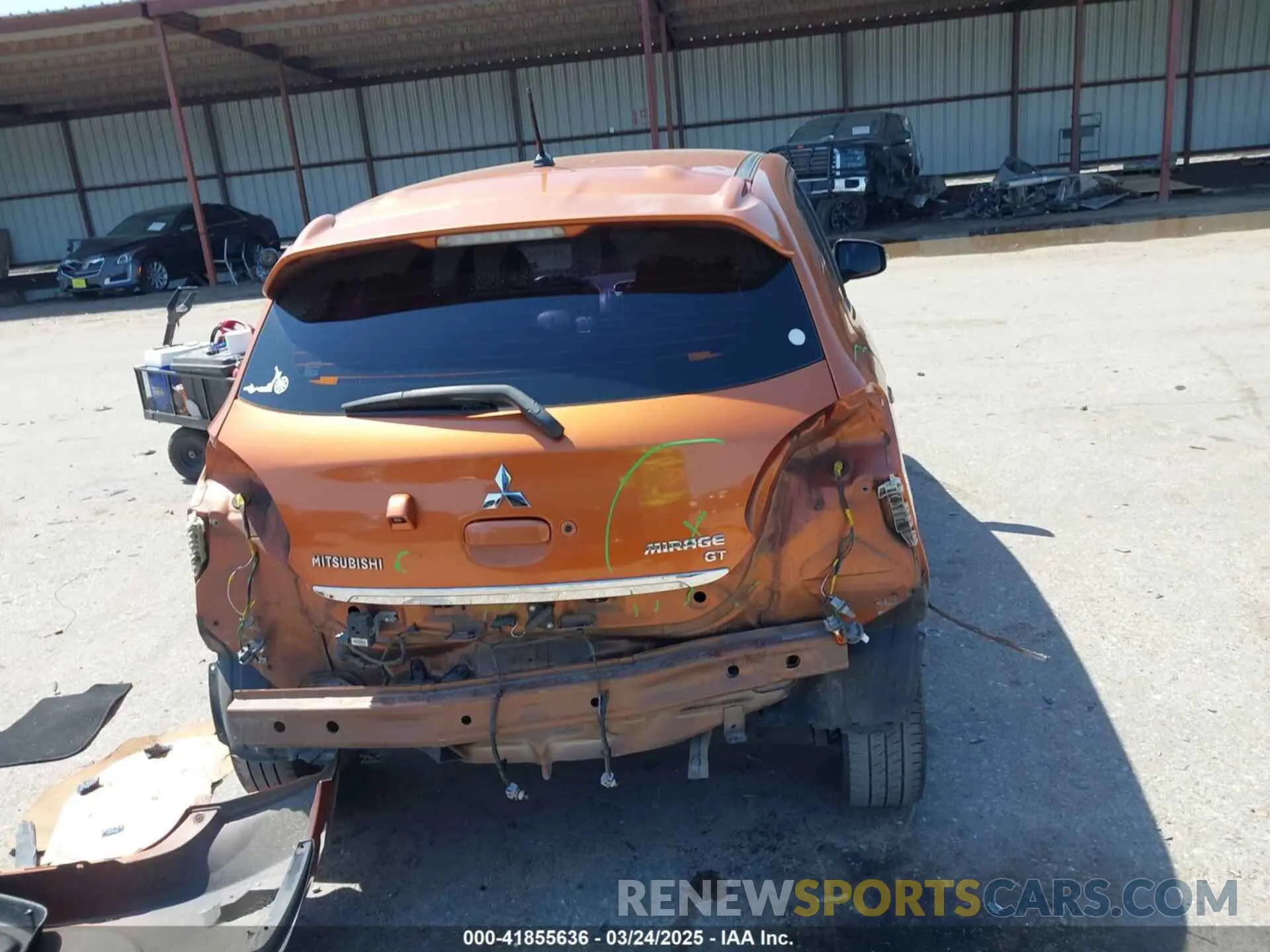 17 Photograph of a damaged car ML32A5HJ8KH003090 MITSUBISHI MIRAGE 2019