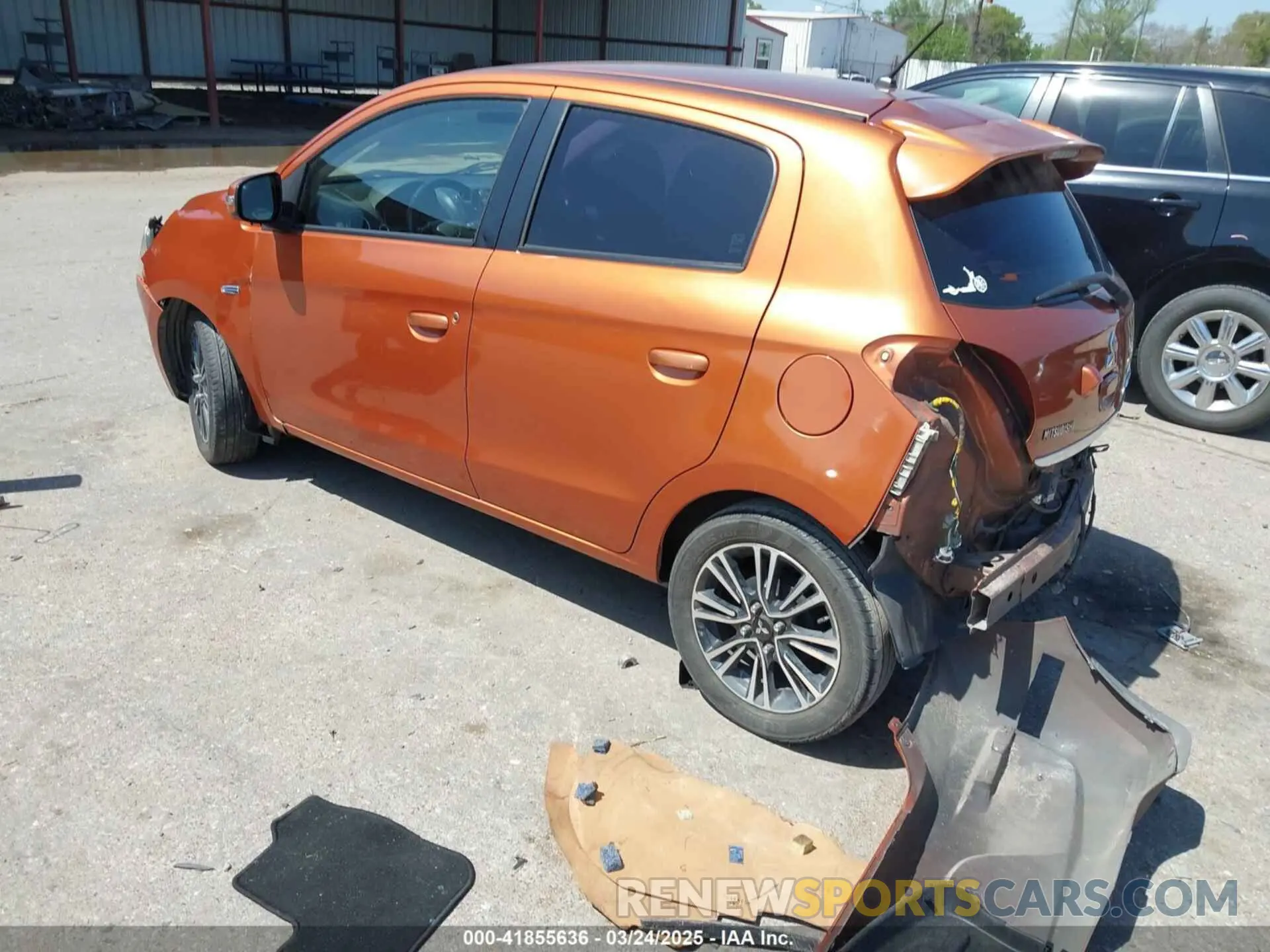 3 Photograph of a damaged car ML32A5HJ8KH003090 MITSUBISHI MIRAGE 2019