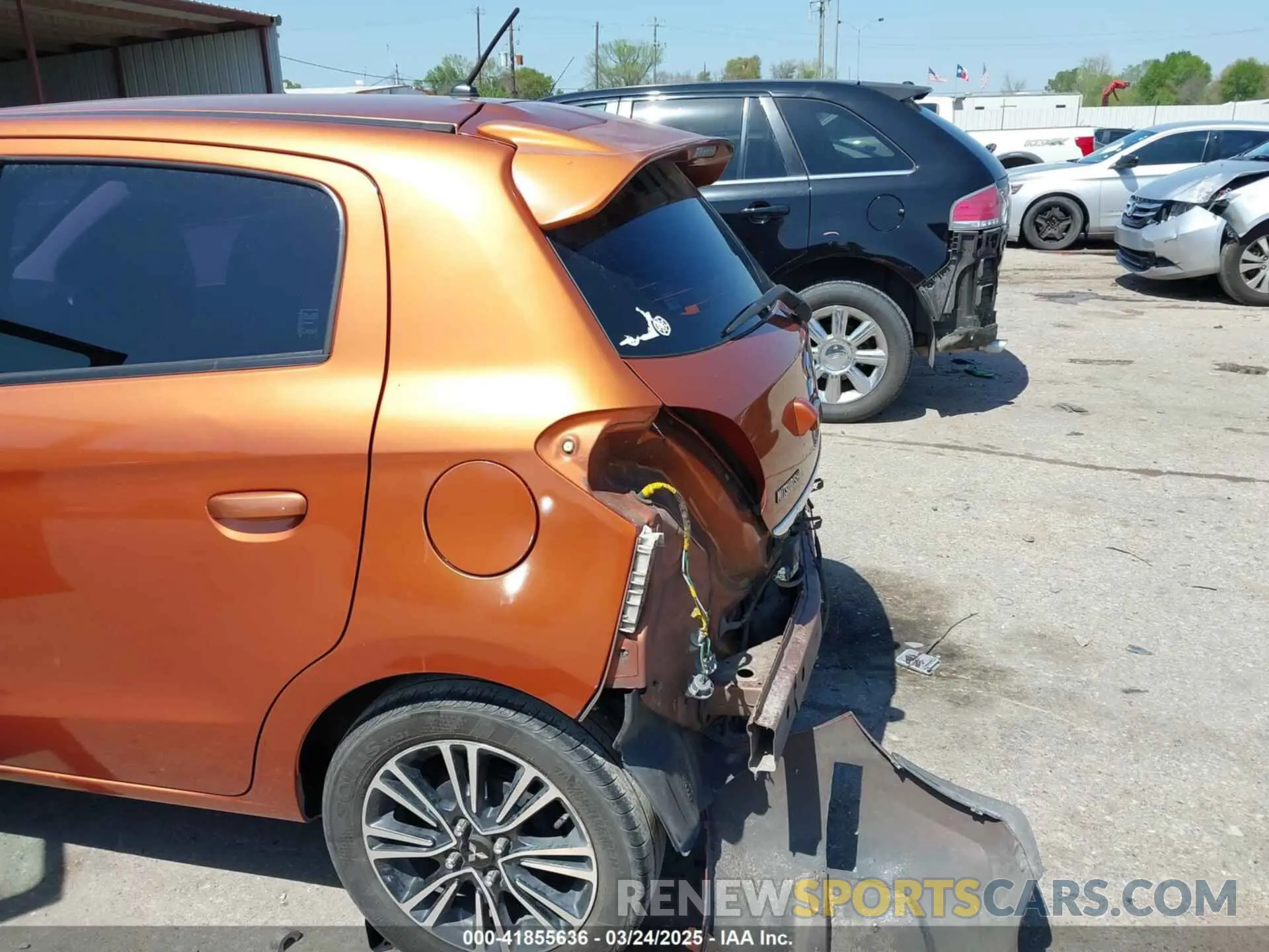 6 Photograph of a damaged car ML32A5HJ8KH003090 MITSUBISHI MIRAGE 2019