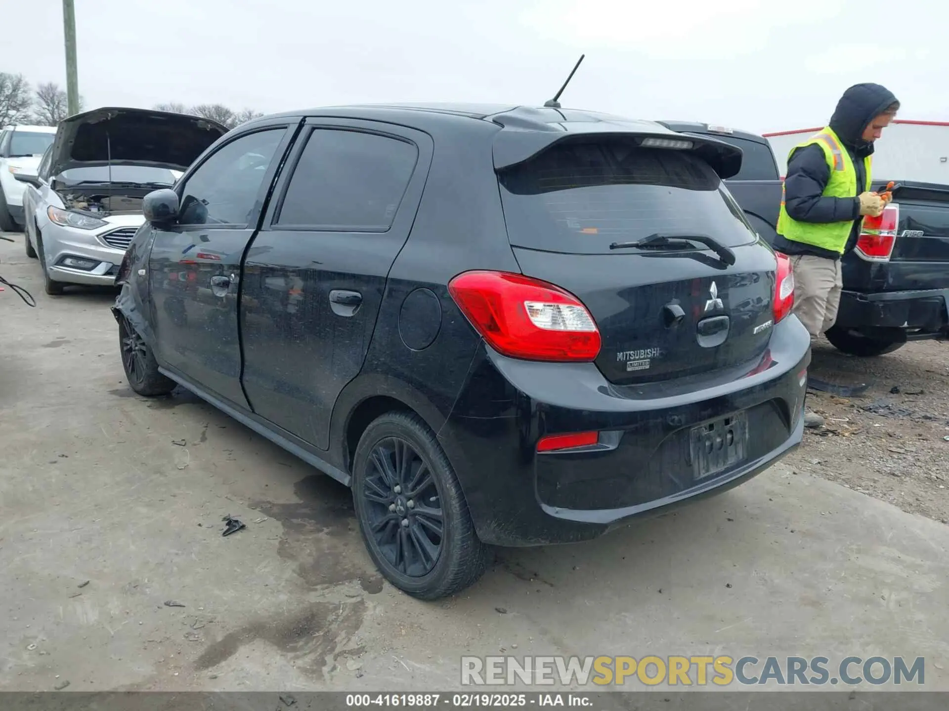 3 Photograph of a damaged car ML32A5HJ9KH006578 MITSUBISHI MIRAGE 2019