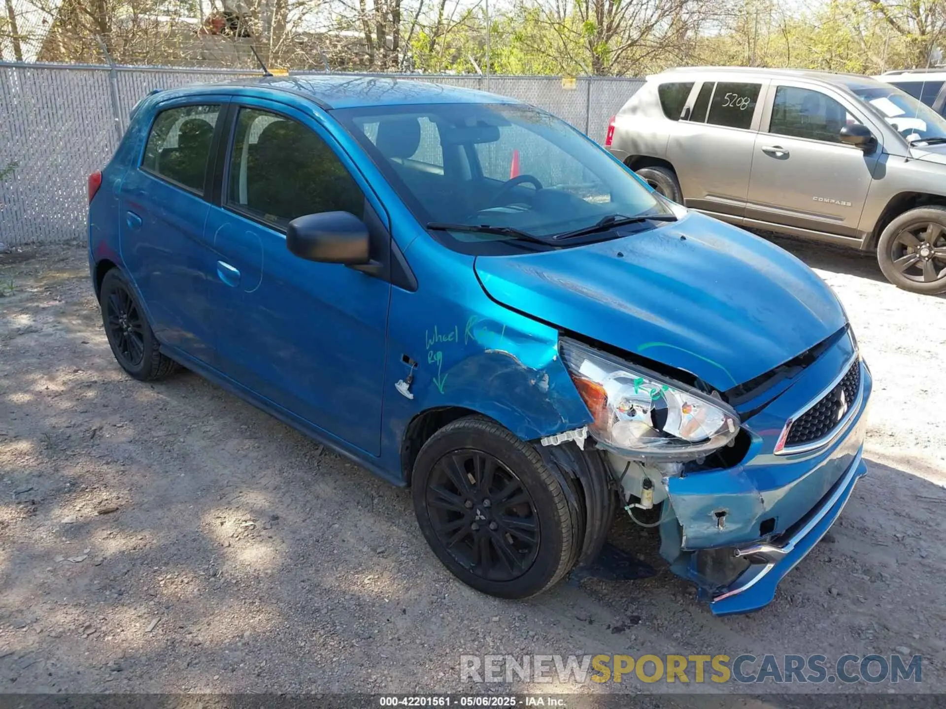 1 Photograph of a damaged car ML32A5HJXKH004581 MITSUBISHI MIRAGE 2019