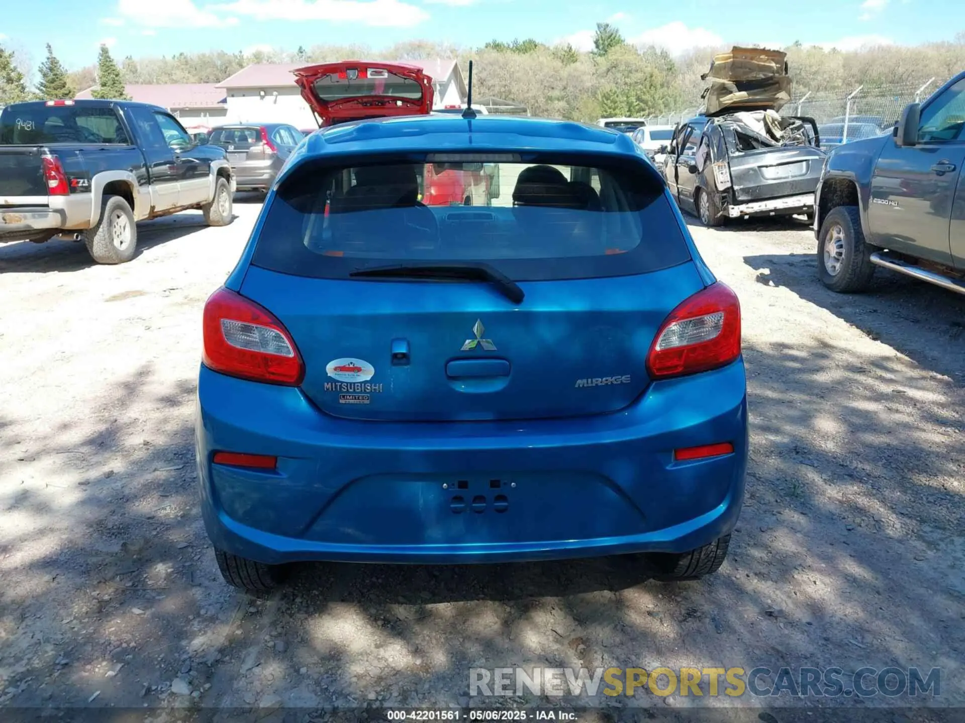 16 Photograph of a damaged car ML32A5HJXKH004581 MITSUBISHI MIRAGE 2019