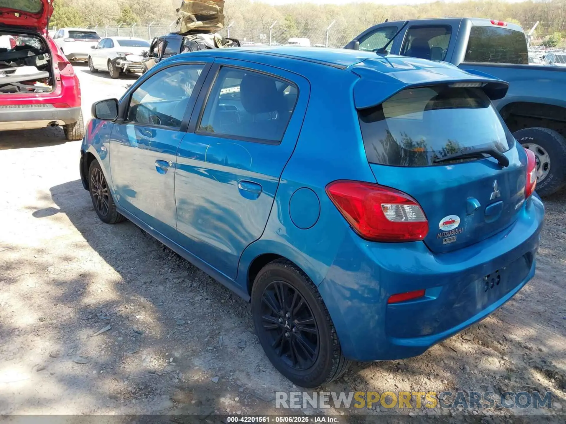 3 Photograph of a damaged car ML32A5HJXKH004581 MITSUBISHI MIRAGE 2019