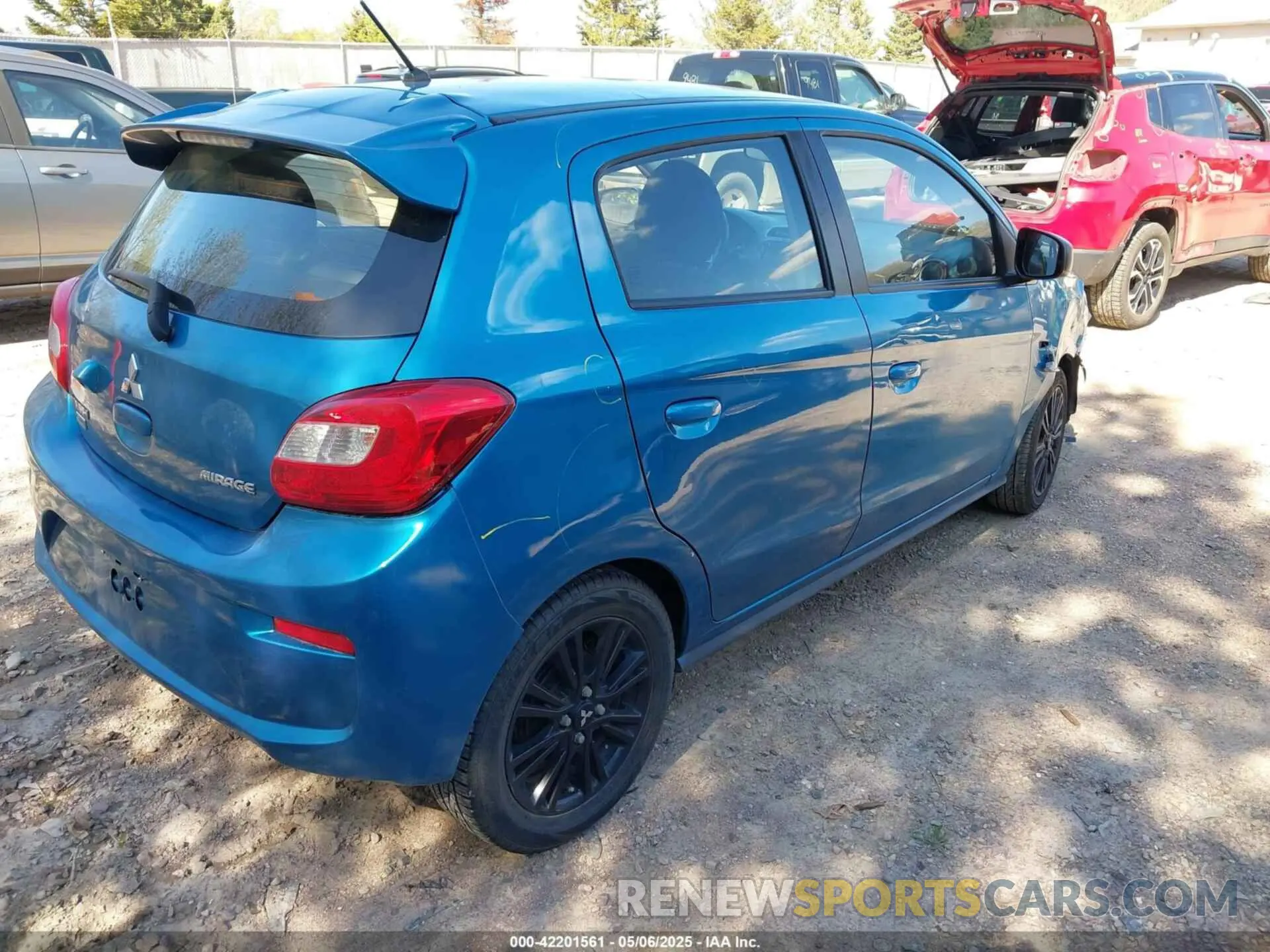4 Photograph of a damaged car ML32A5HJXKH004581 MITSUBISHI MIRAGE 2019
