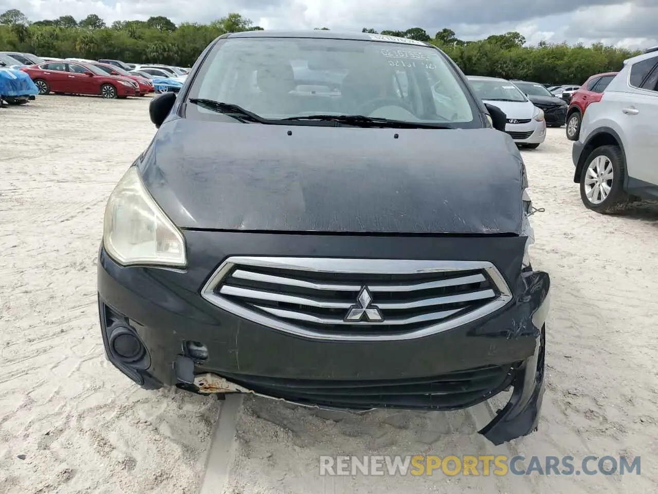 5 Photograph of a damaged car ML32F3FJ0KHF09430 MITSUBISHI MIRAGE 2019