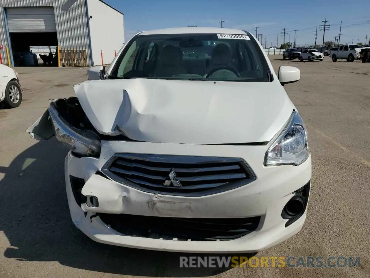 5 Photograph of a damaged car ML32F3FJ0KHF16278 MITSUBISHI MIRAGE 2019