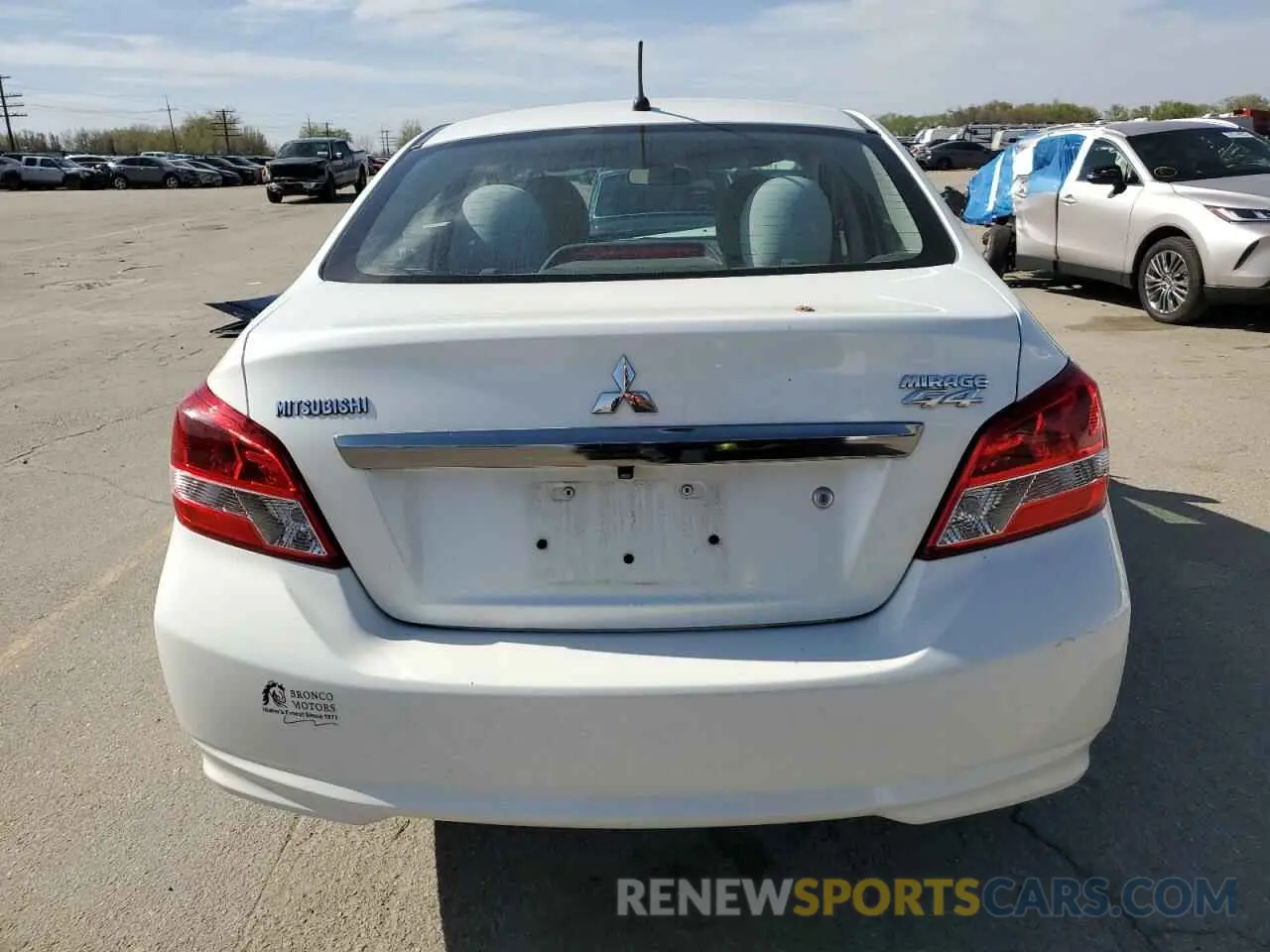 6 Photograph of a damaged car ML32F3FJ0KHF16278 MITSUBISHI MIRAGE 2019