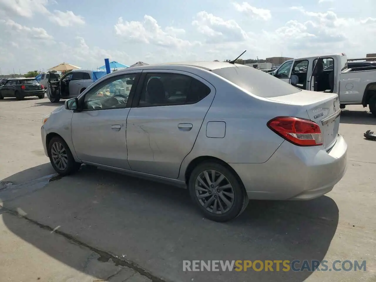 2 Photograph of a damaged car ML32F3FJ0KHF16622 MITSUBISHI MIRAGE 2019